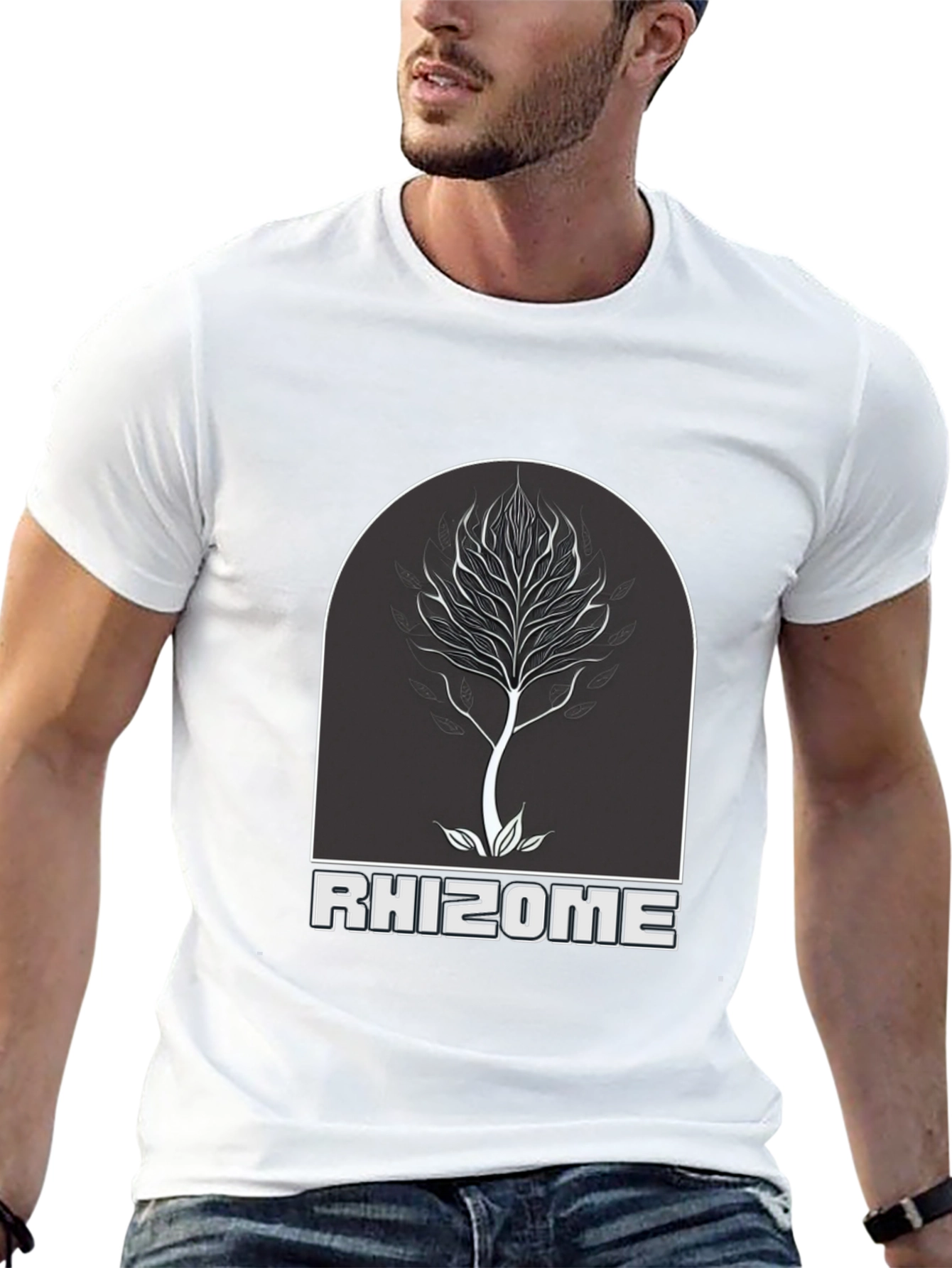 Rhizome Tree Graphic T-Shirt - Stylish Unisex Tee