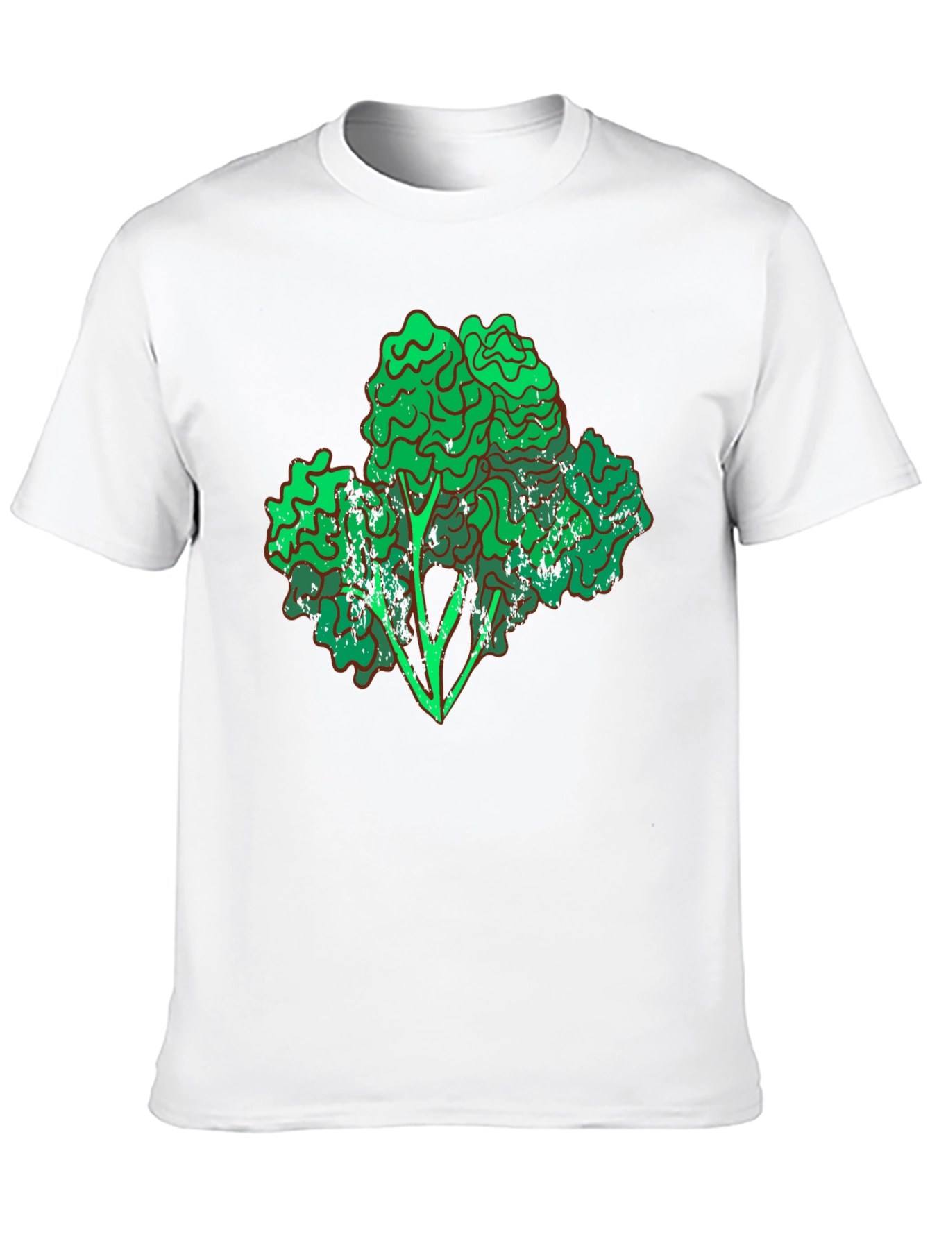 Broccoli Graphic Black T-Shirt