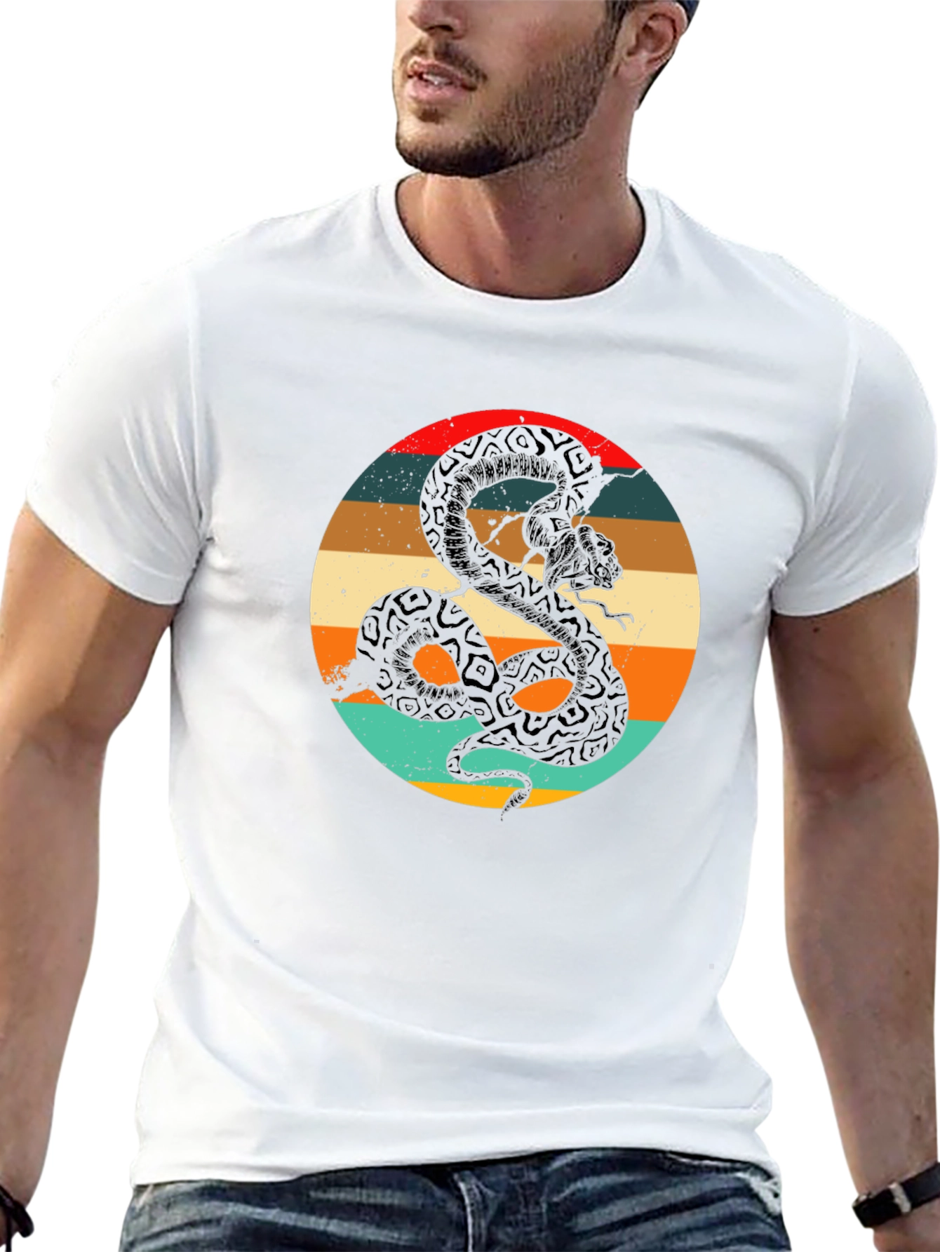Retro Snake Graphic Tee