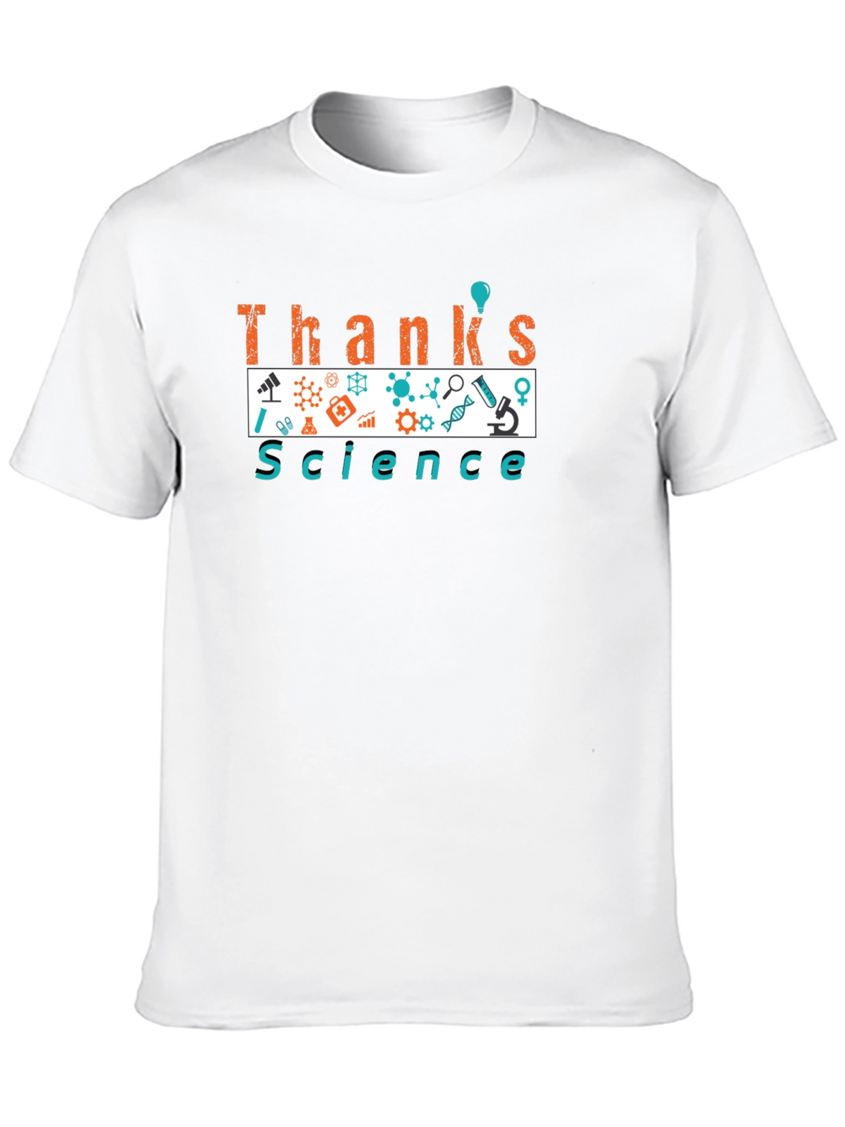 Thanks Science T-Shirt - Black Graphic Tee
