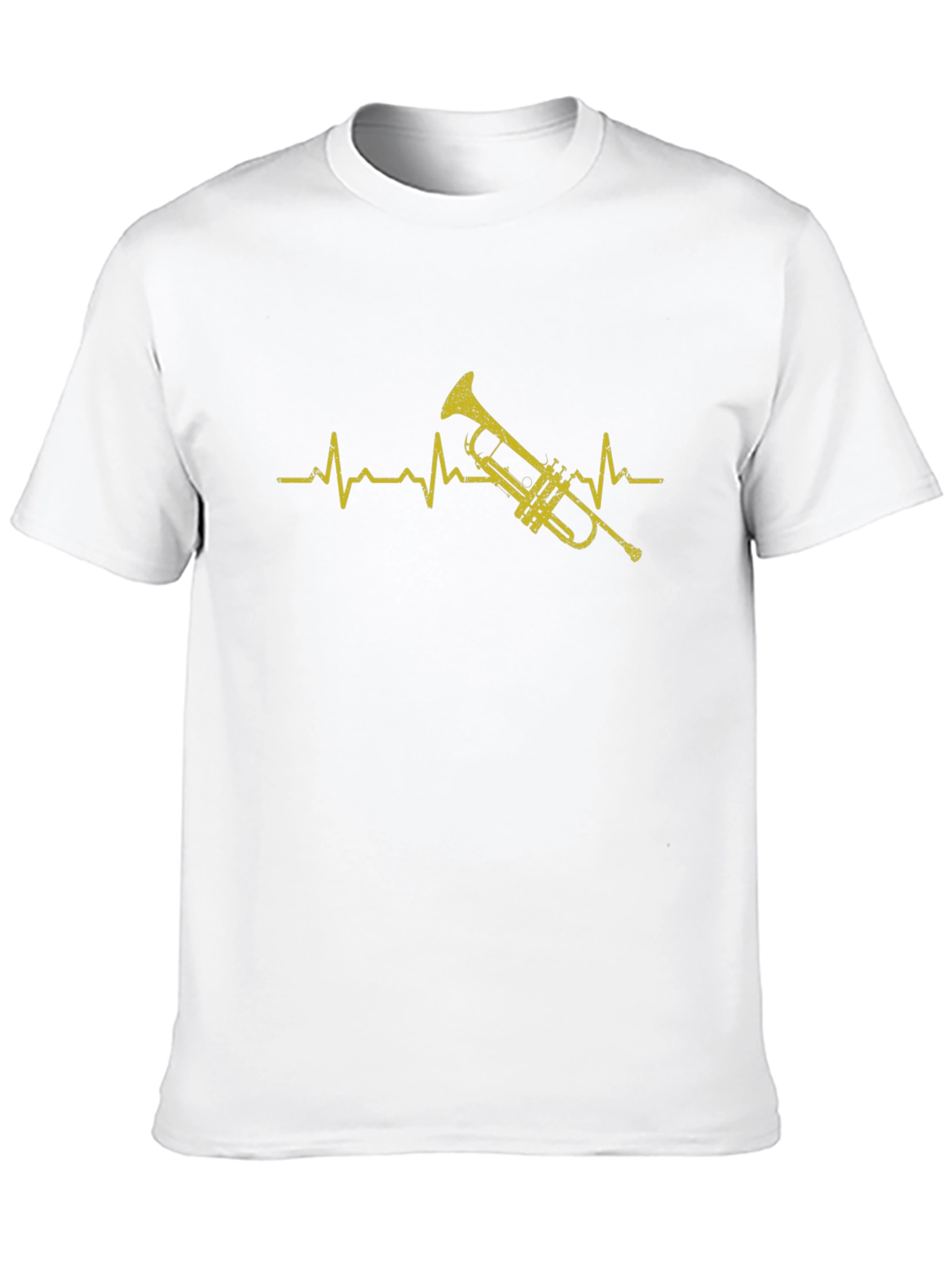 Trumpet Heartbeat Black T-Shirt