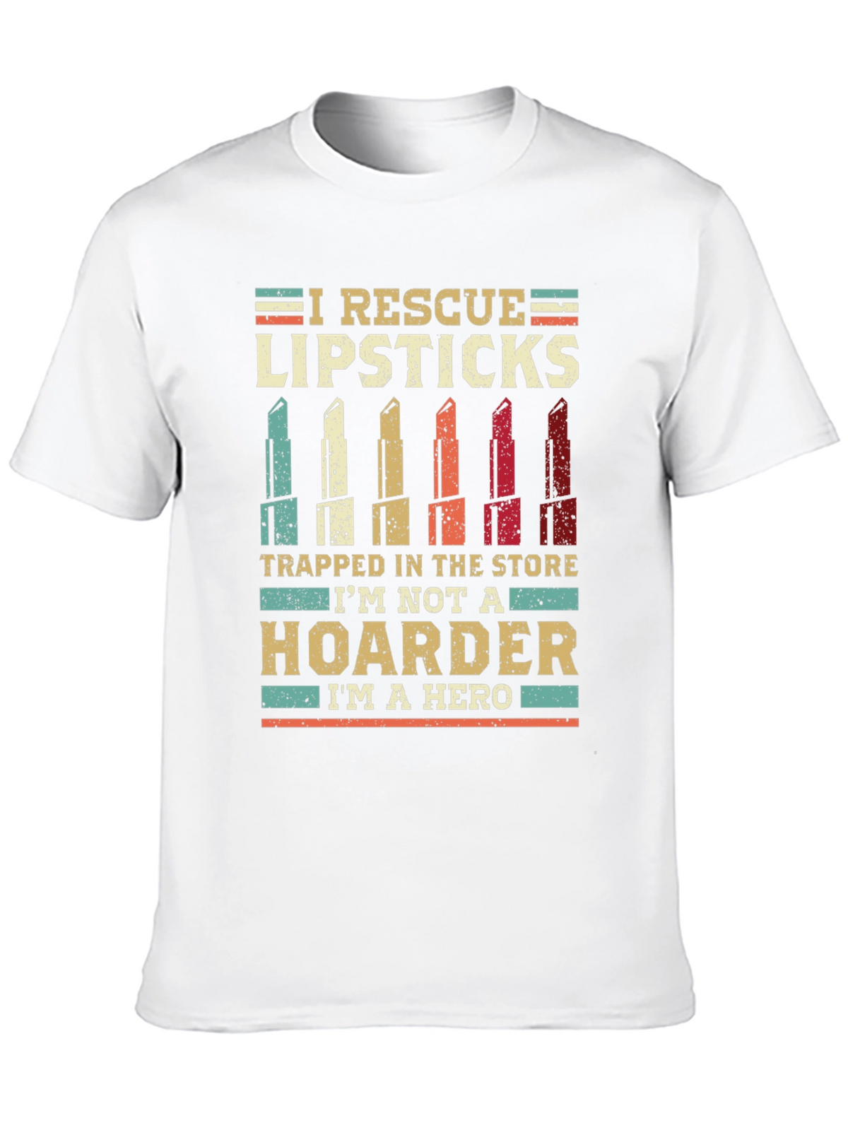 Lipstick Rescue T-Shirt - Hero Hoarder Tee
