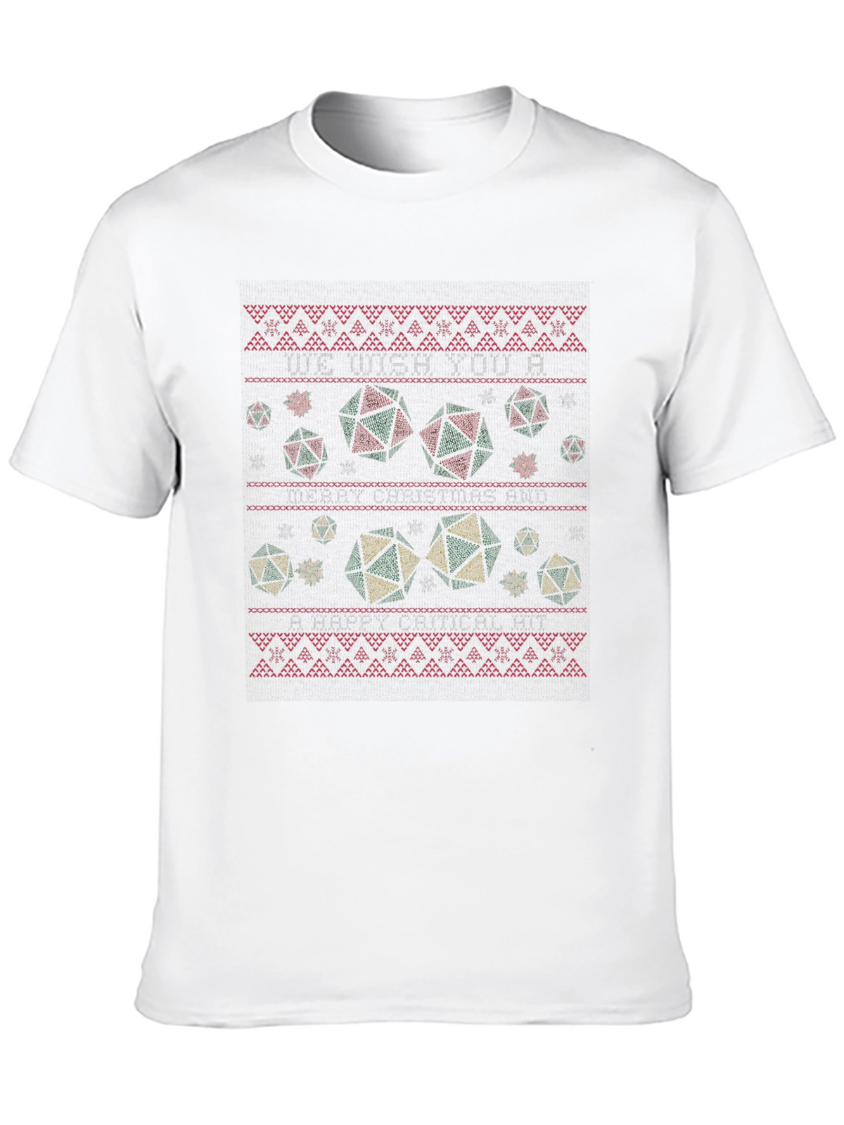 D&D Christmas T-Shirt: Critical Hit Holiday Tee