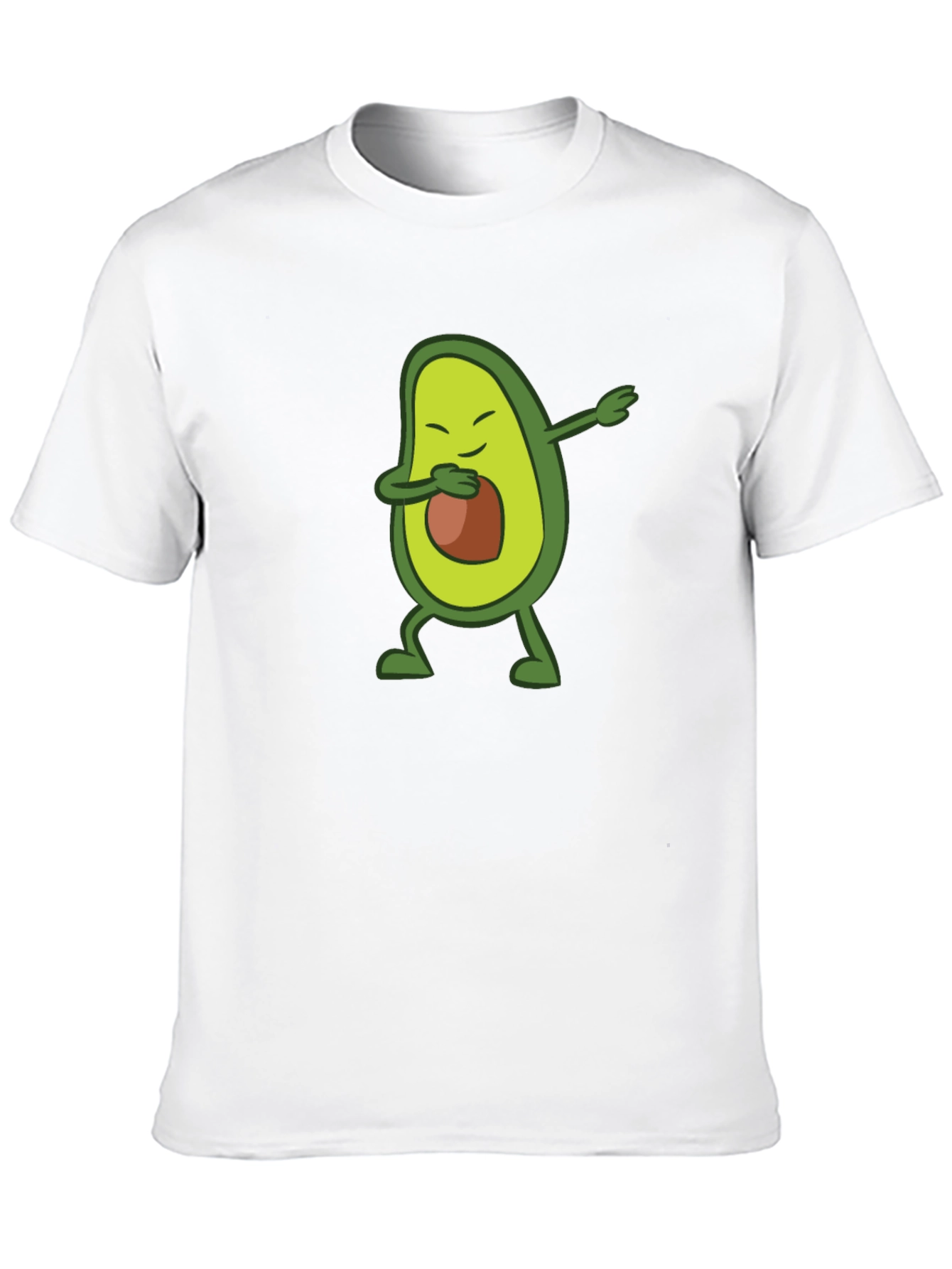 Dabbing Avocado Graphic Tee - Black
