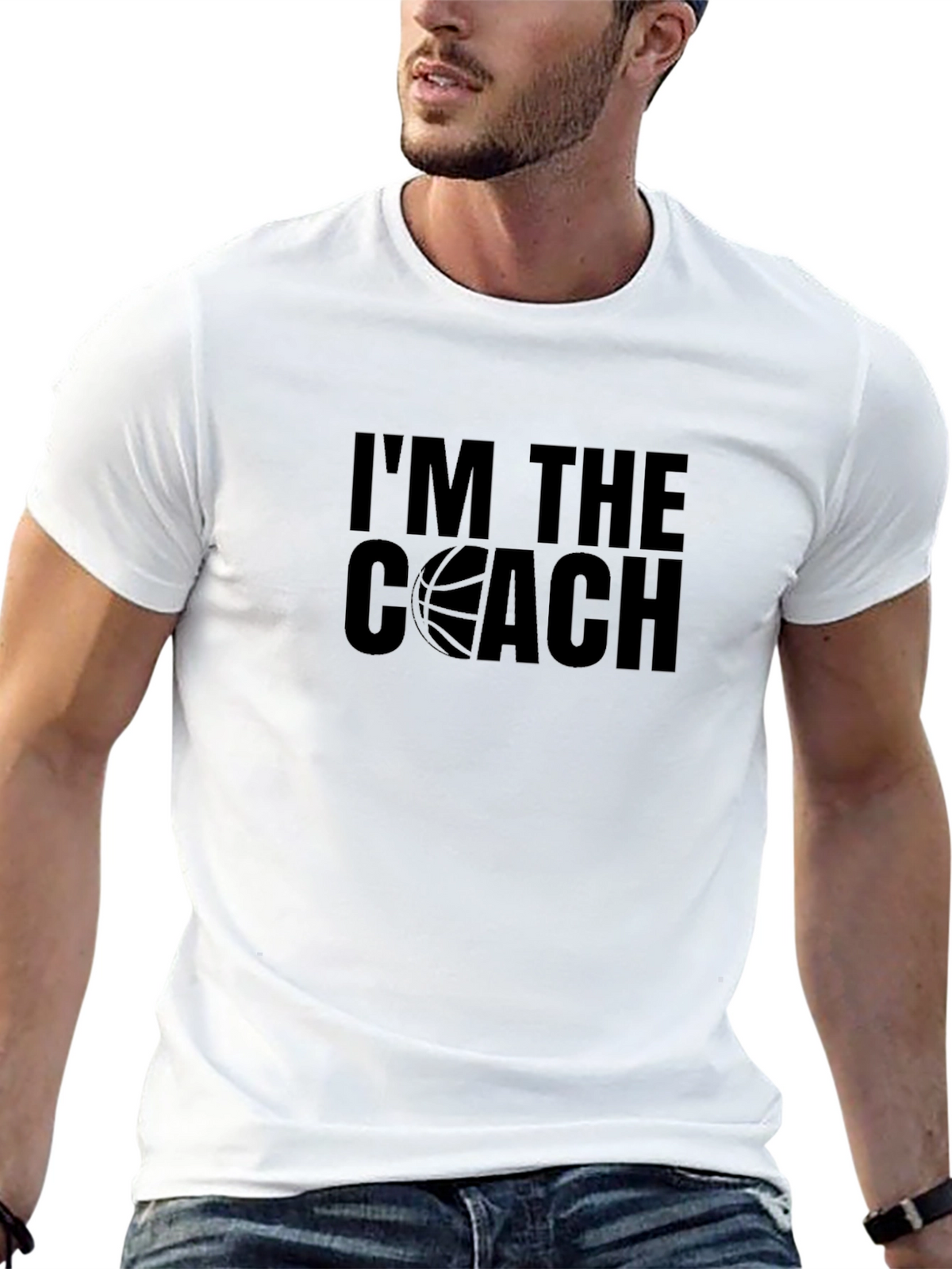 Im the Coach Basketball Graphic Tee