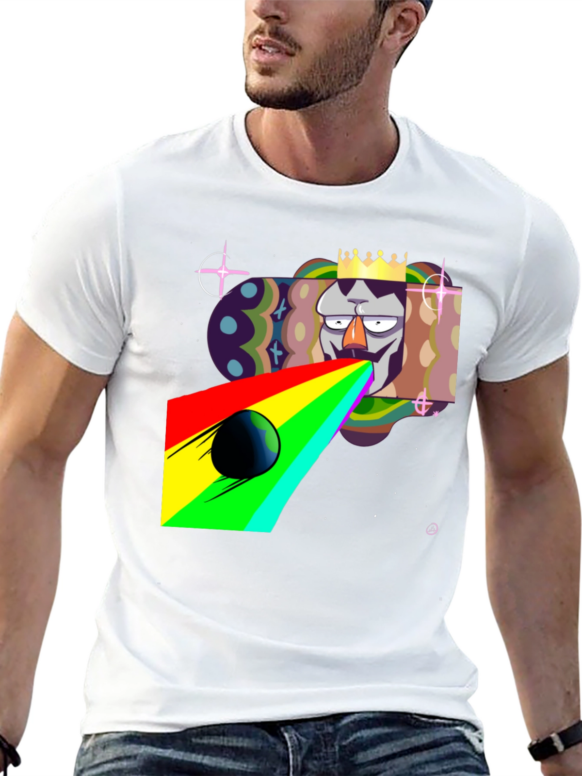 King Galaxy Black T-Shirt
