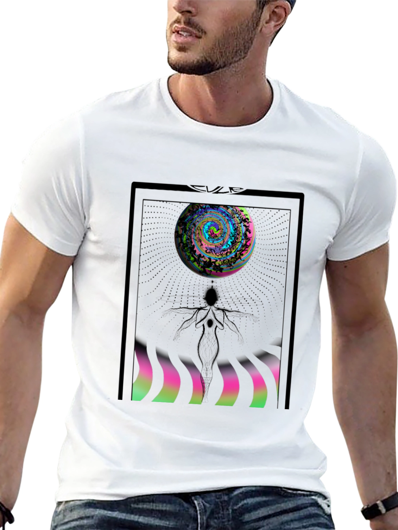 Abstract Art Graphic Print T-Shirt