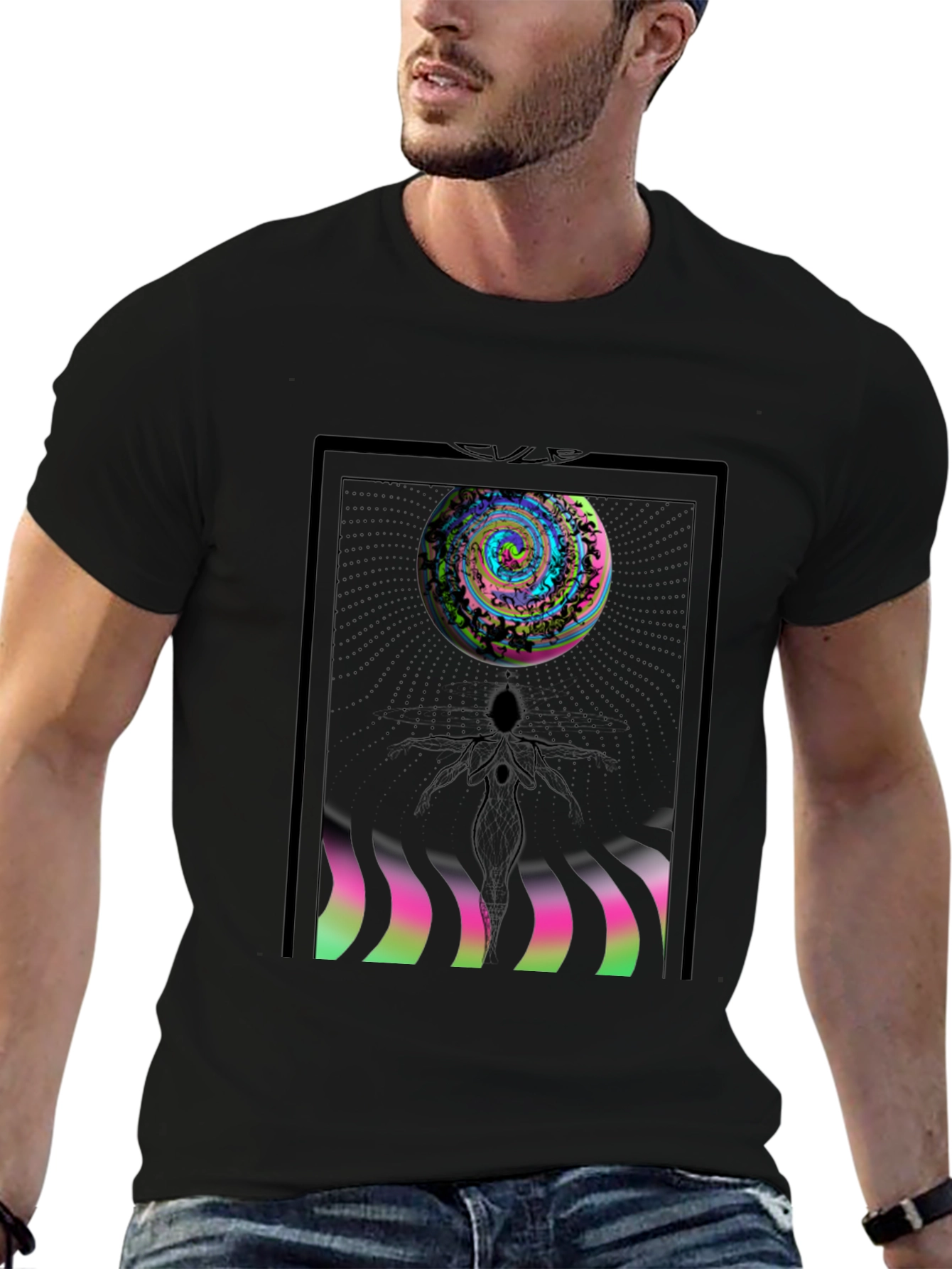 Abstract Art Graphic Print T-Shirt