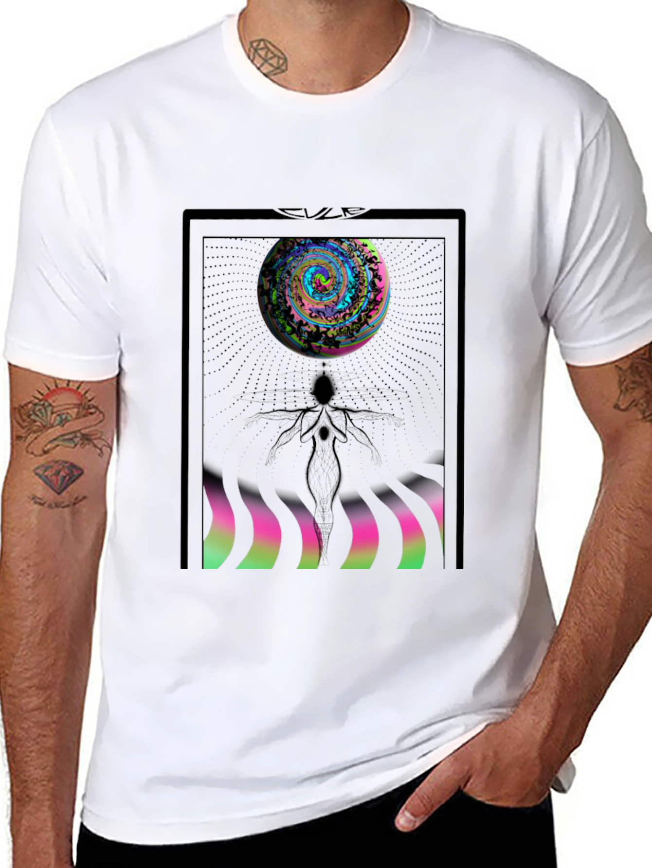 Abstract Art Graphic Print T-Shirt