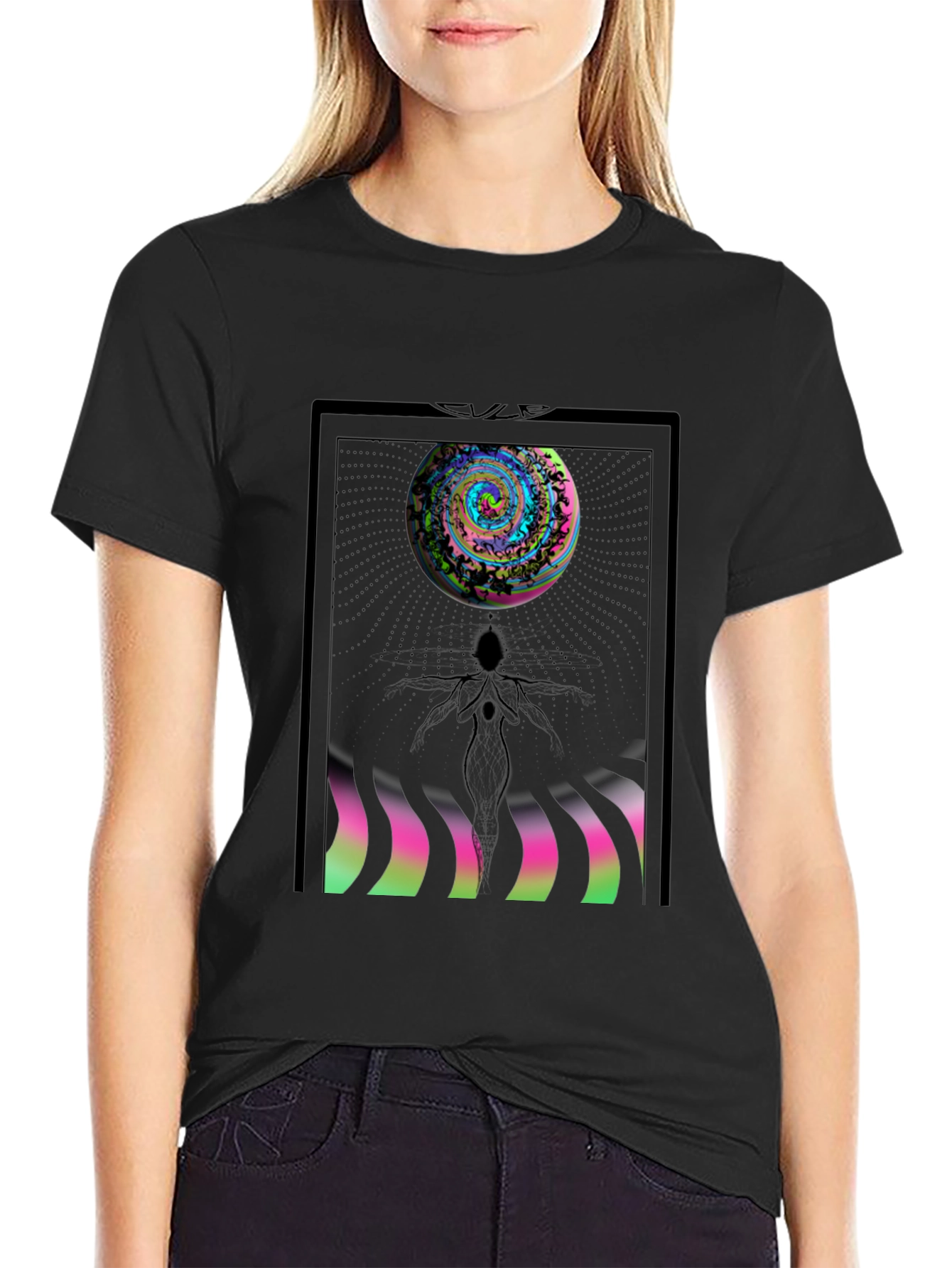 Abstract Art Graphic Print T-Shirt