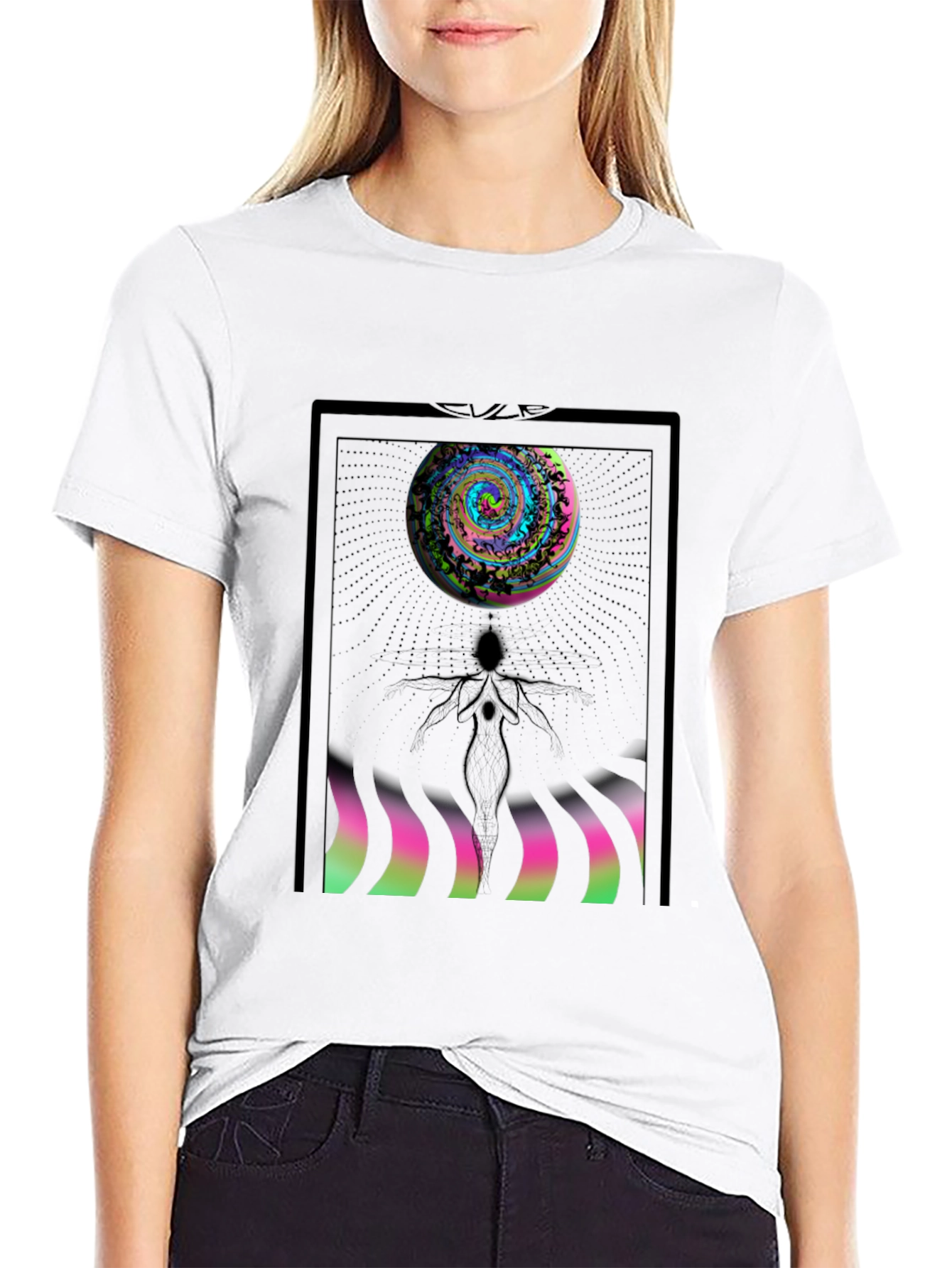Abstract Art Graphic Print T-Shirt