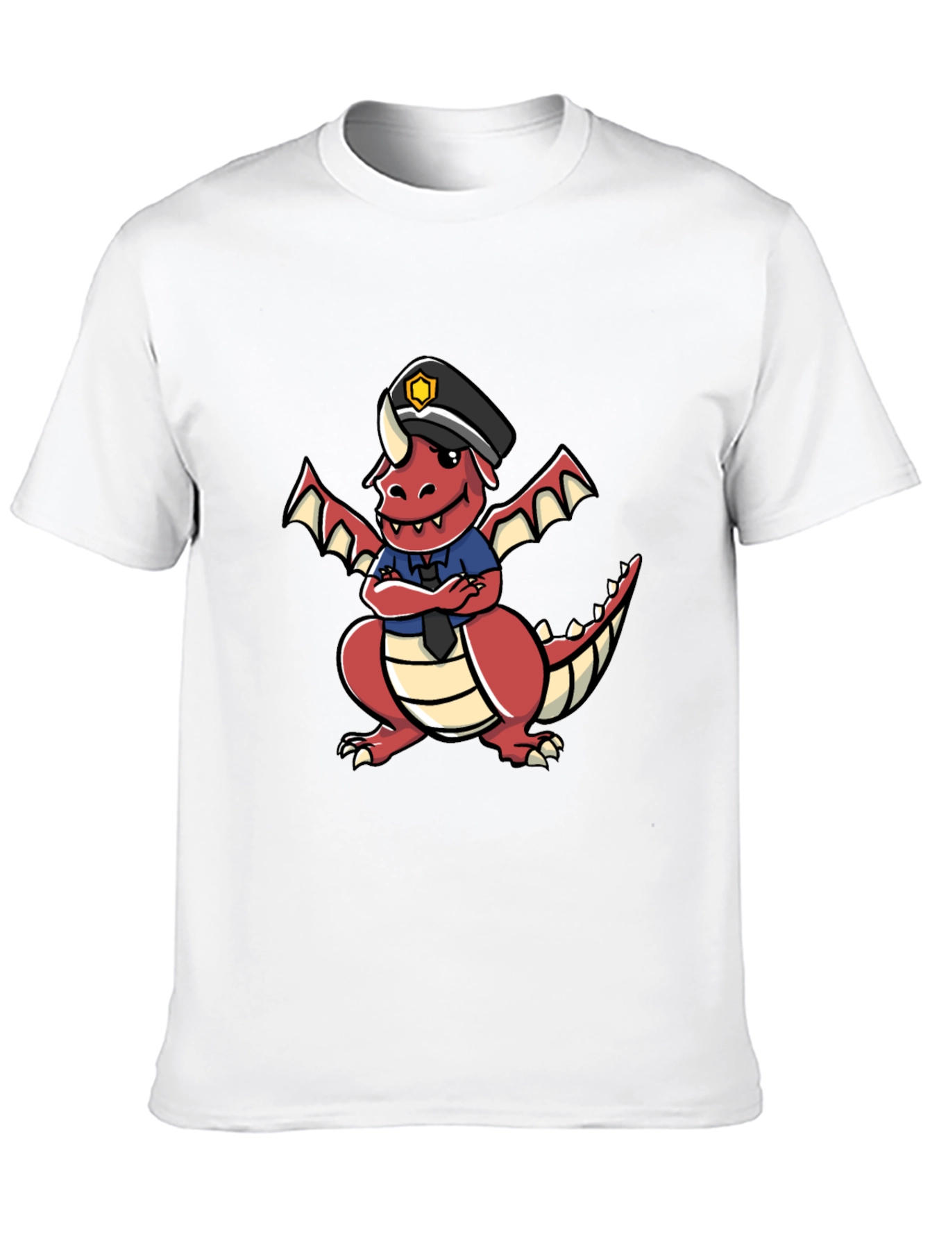 Dragon Police Officer T-Shirt