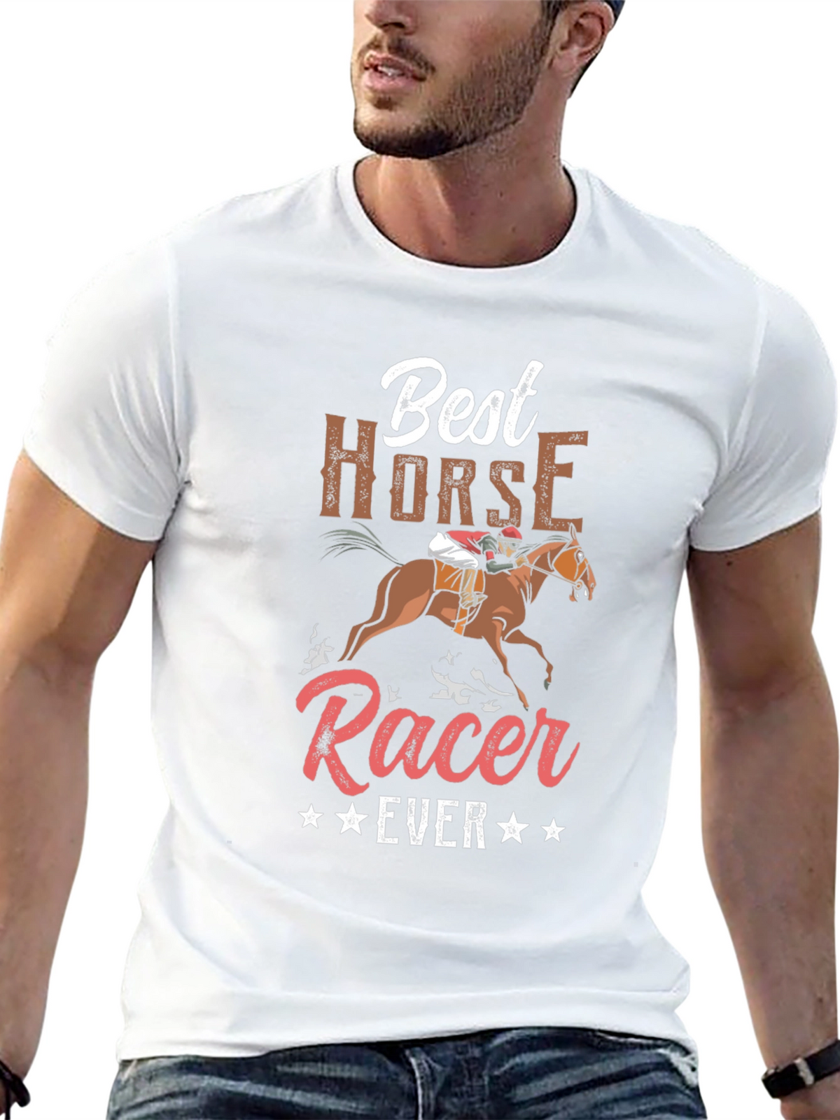 Best Horse Racer Ever T-Shirt Equestrian Tee