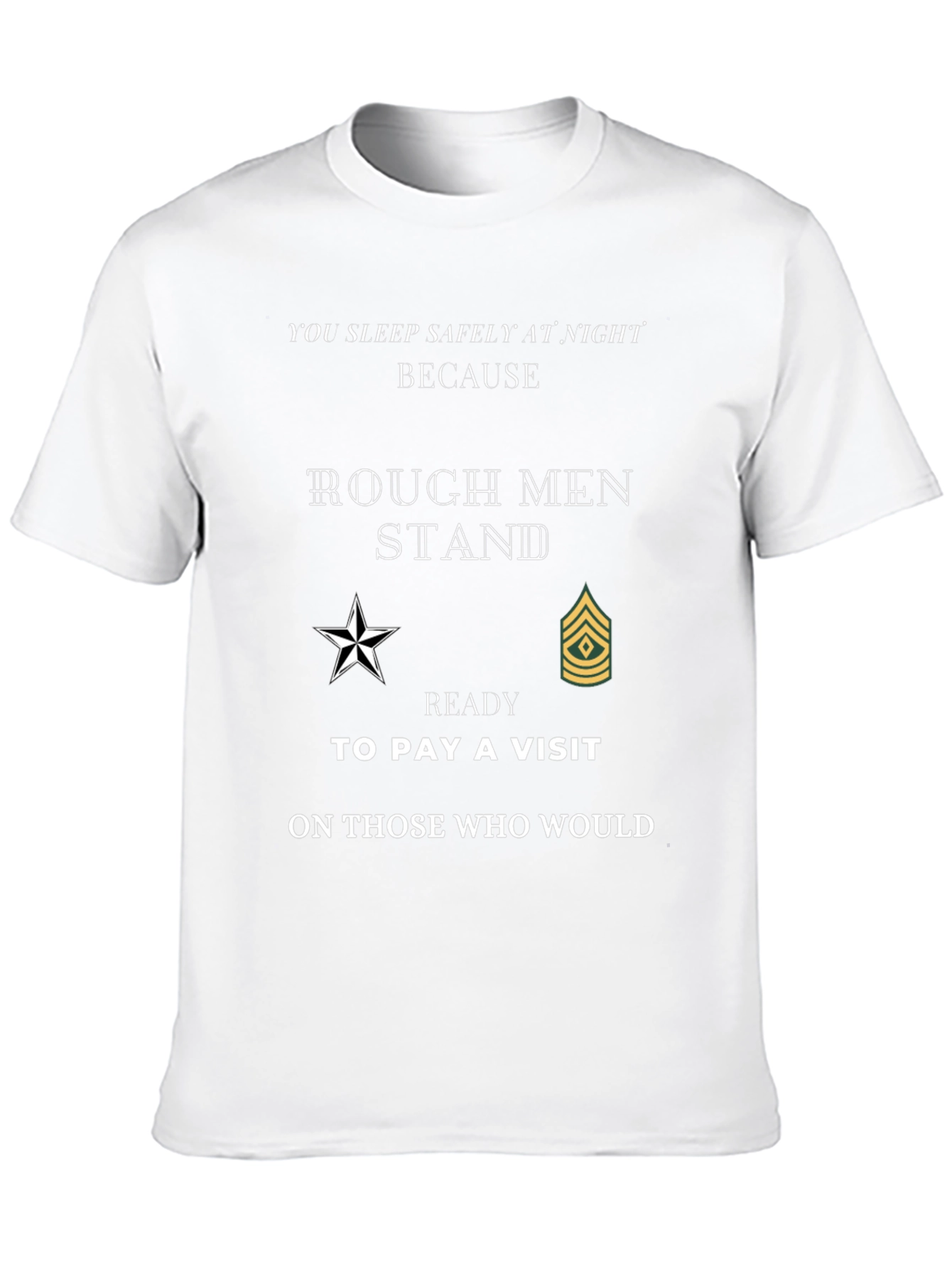 Rough Men Stand Patriotic T-Shirt