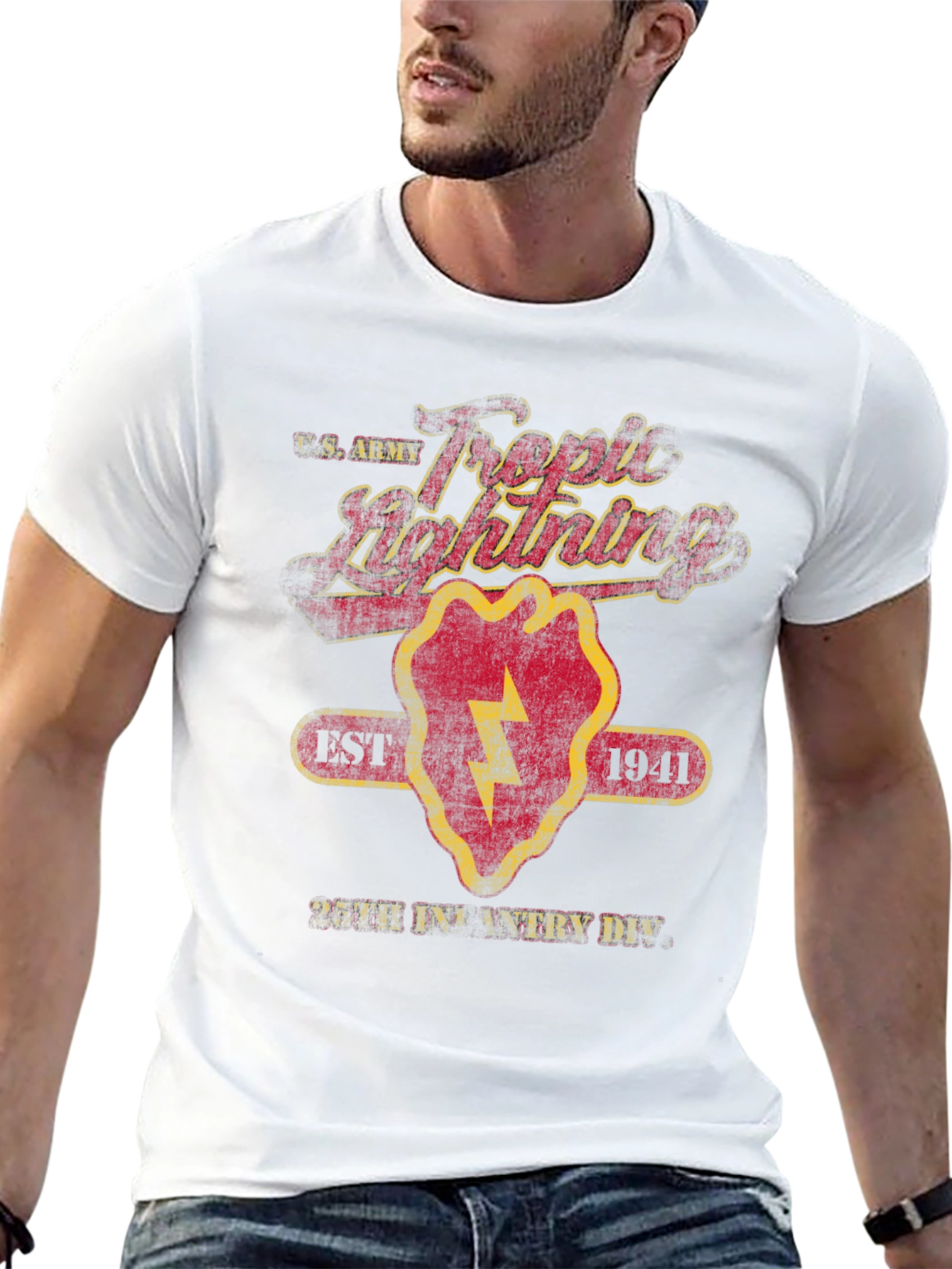 25th Infantry Division Tropic Lightning Graphic T-Shirt