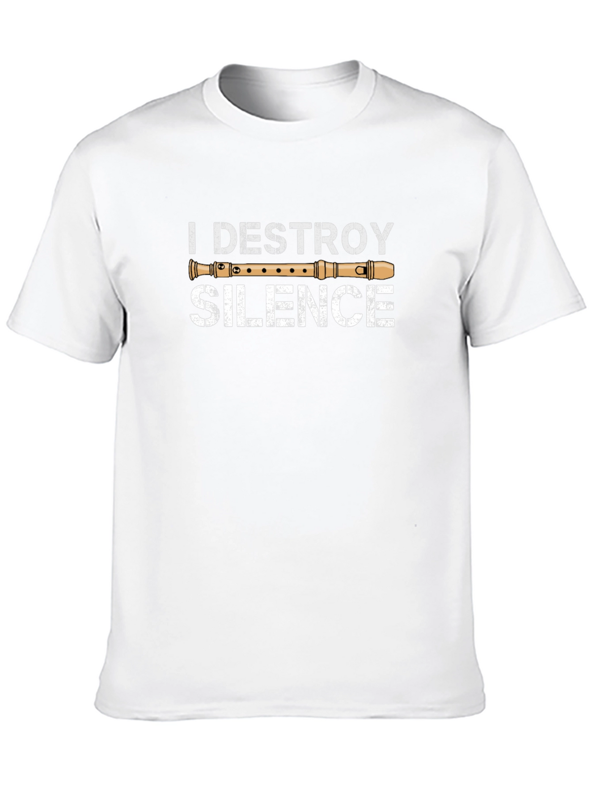 I Destroy Silence T-Shirt Music Lover Tee