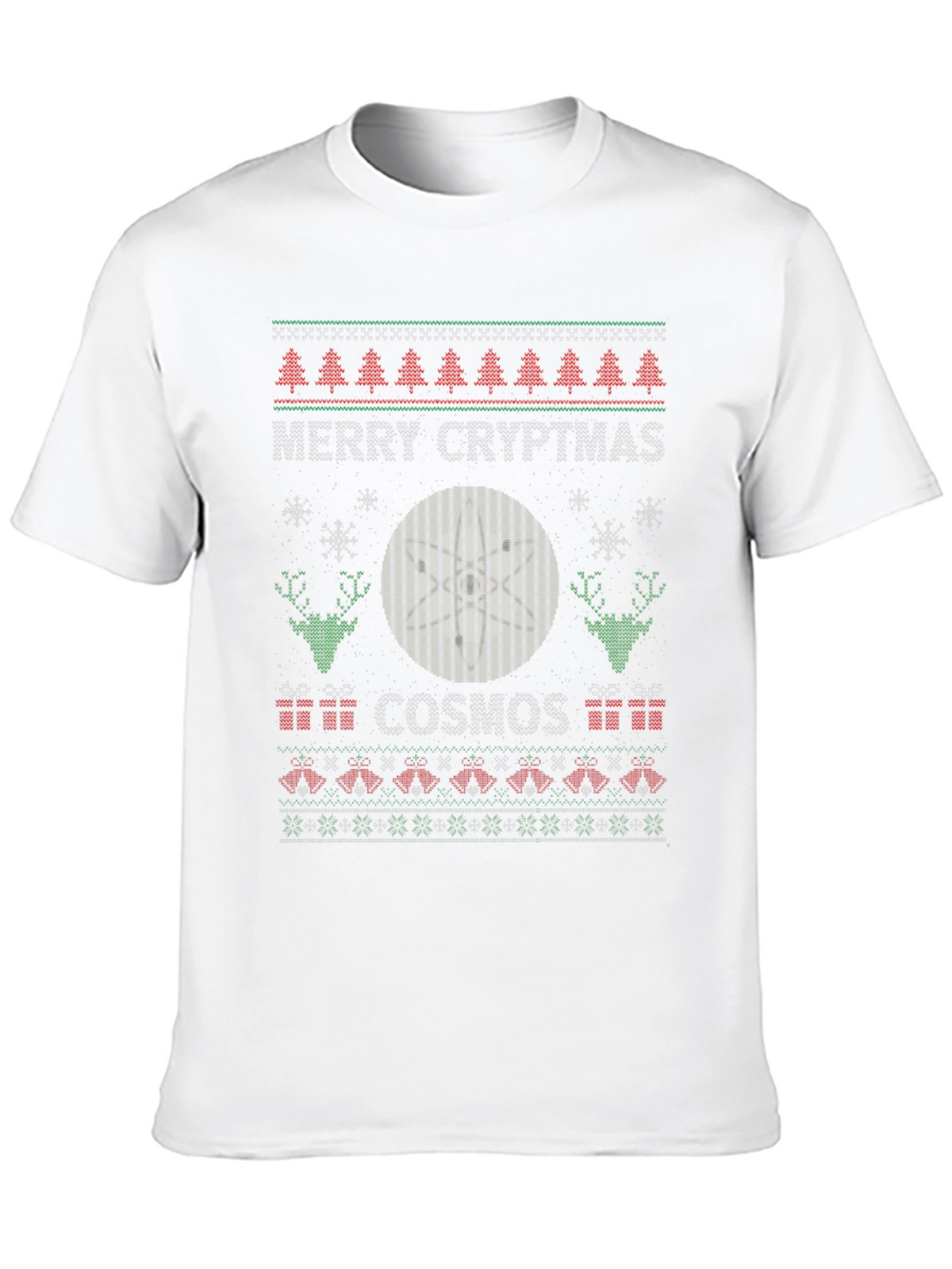 Merry Cryptmas Cosmos Ugly Christmas Sweater T-Shirt