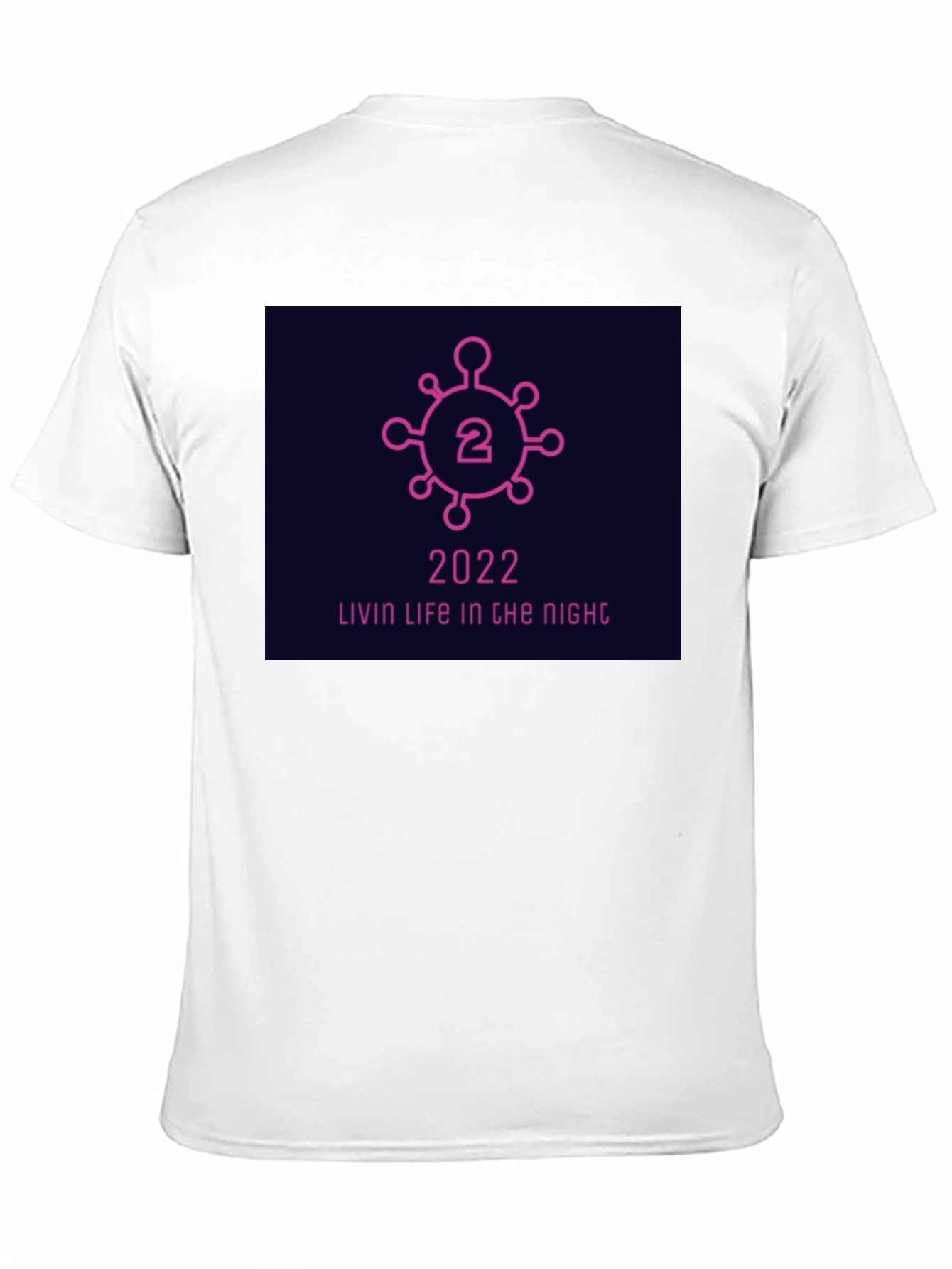 2022 Livin Life Tee - Black Cotton Blend