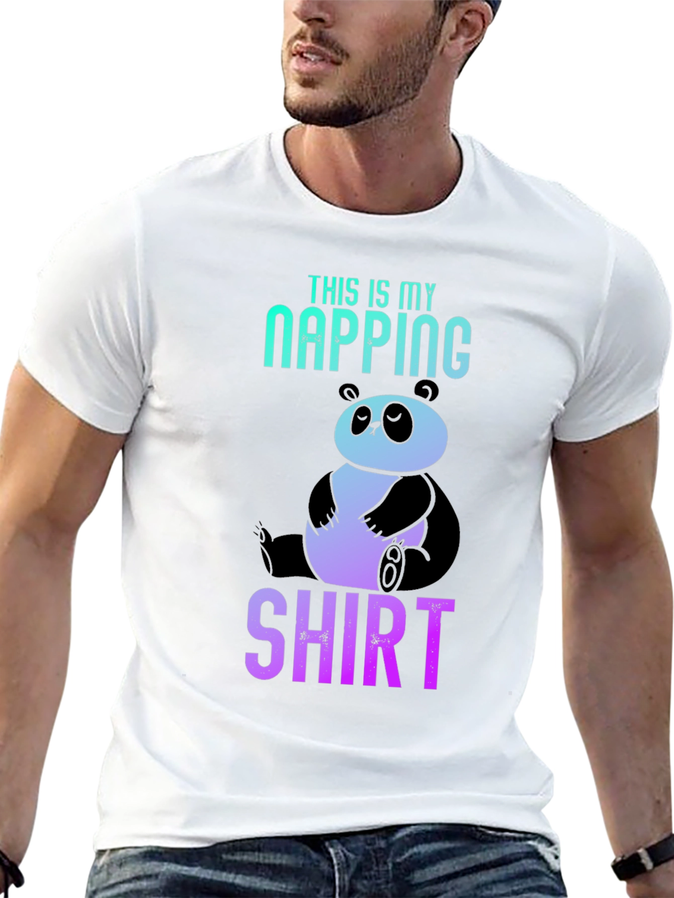 Napping Panda T-Shirt - Funny Sleep Shirt