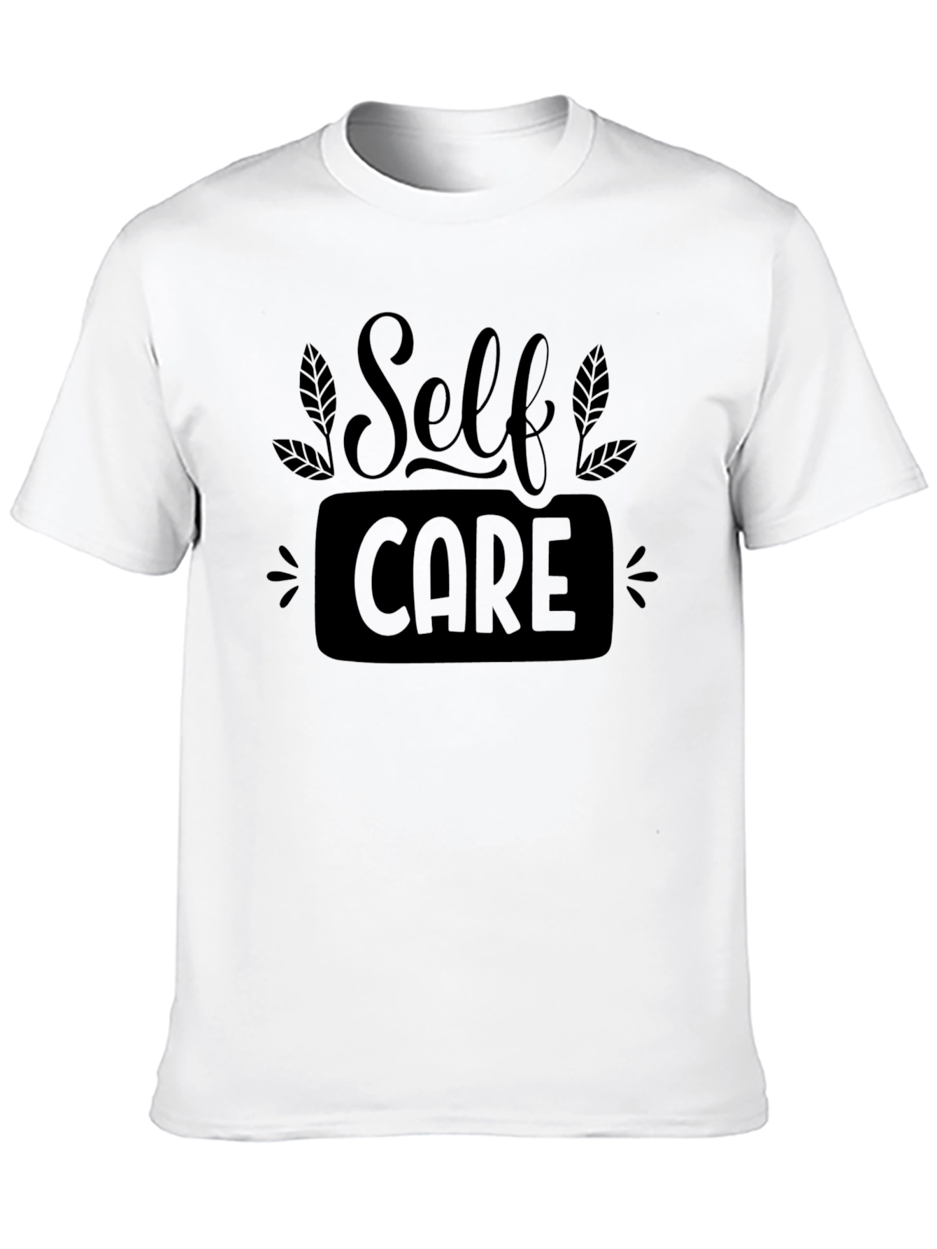 Self Care Black T-Shirt - Stylish Comfort