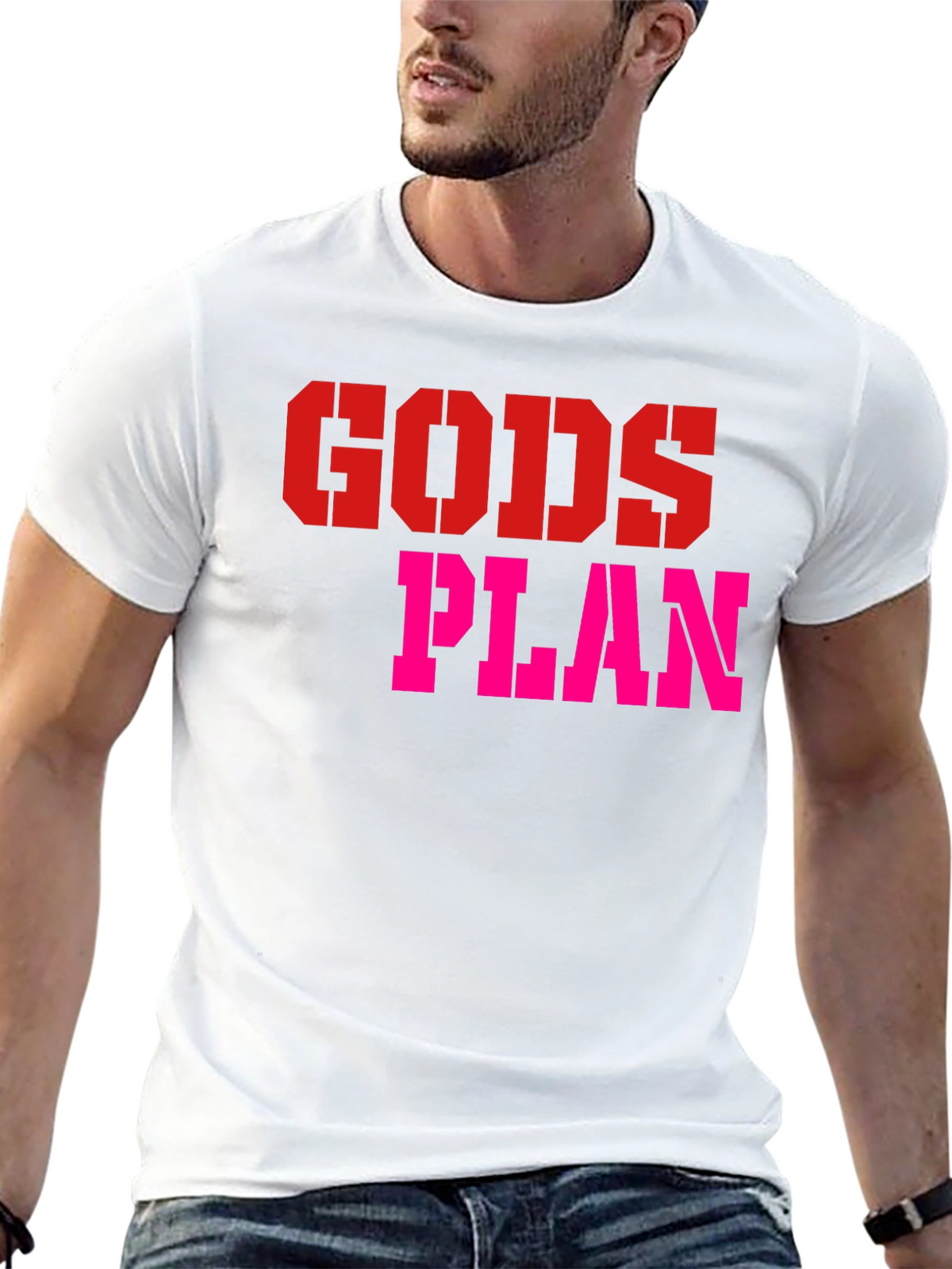 Gods Plan T-Shirt - Trendy Graphic Tee