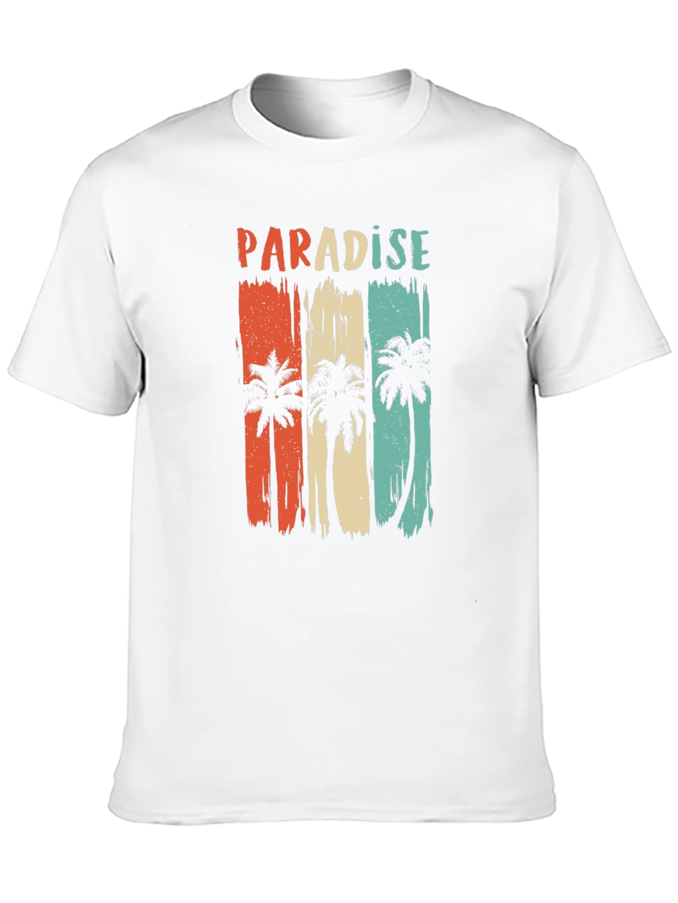 Retro Paradise Palm Tree Graphic T-Shirt