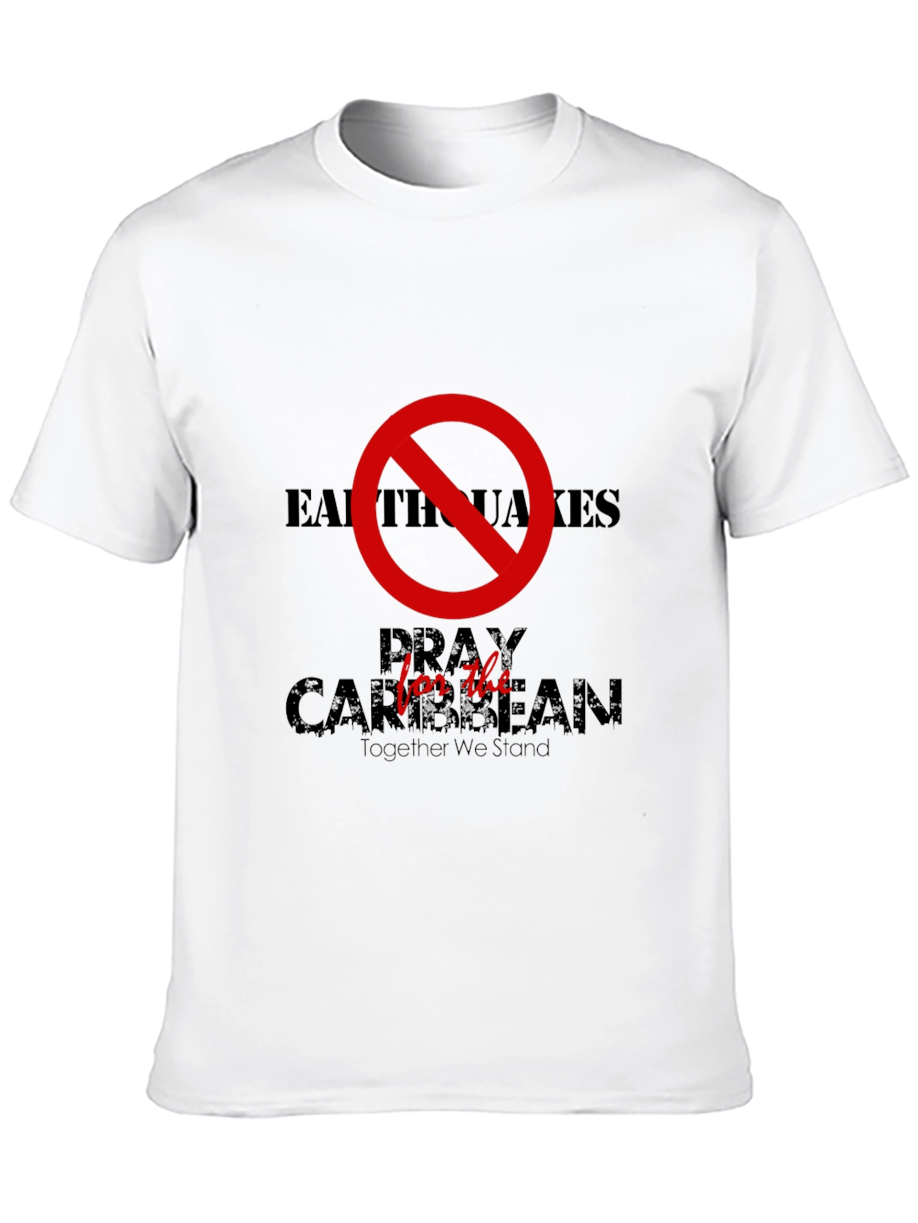 Earthquakes Pray for the Caribbean Graphic Tee