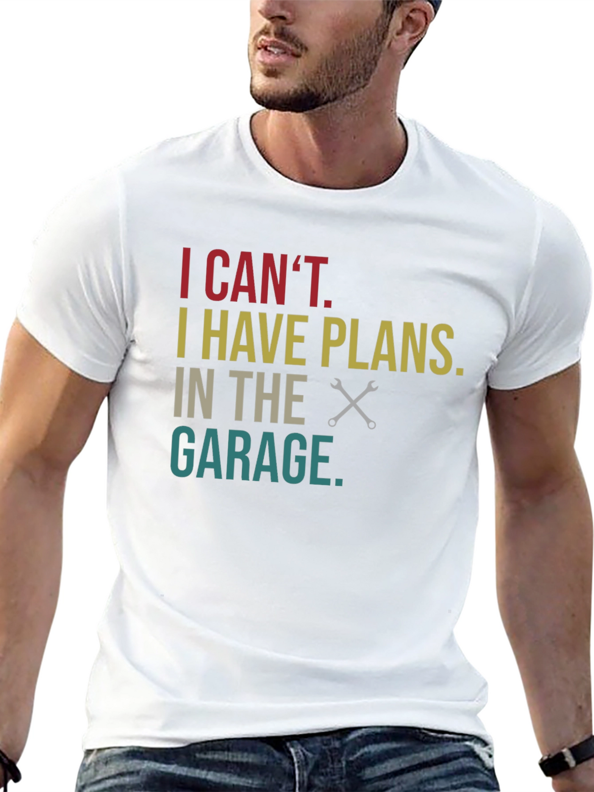 Garage Plans Graphic Tee - Mechanic Humor T-Shirt