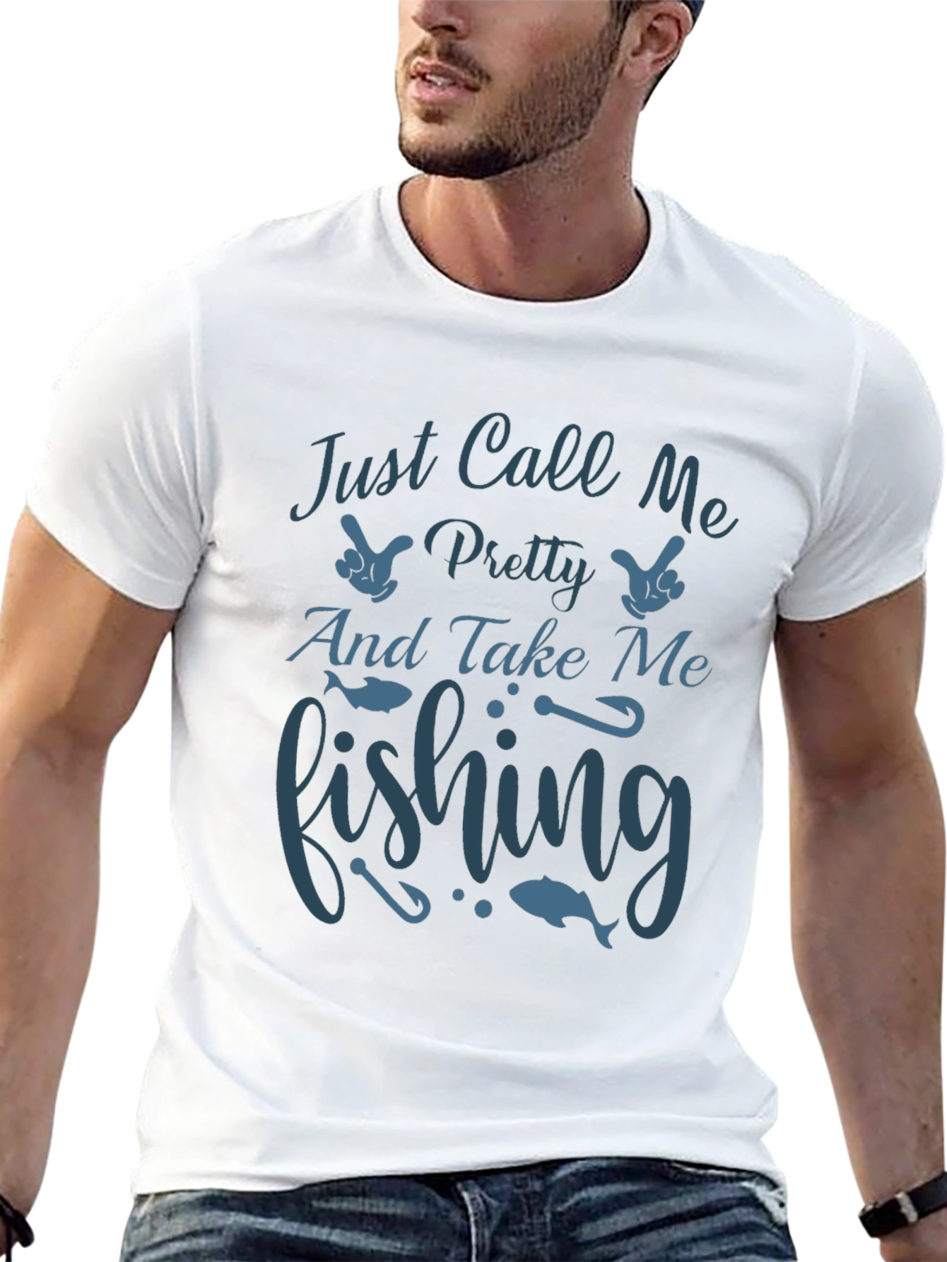 Fishing Graphic Tee - Just Call Me Pretty