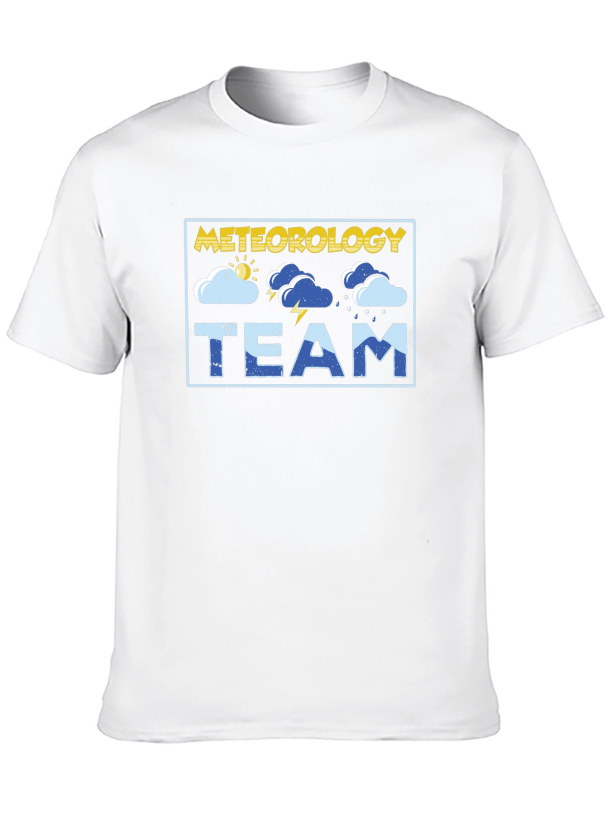 Meteorology Team Black T-Shirt Weather Design