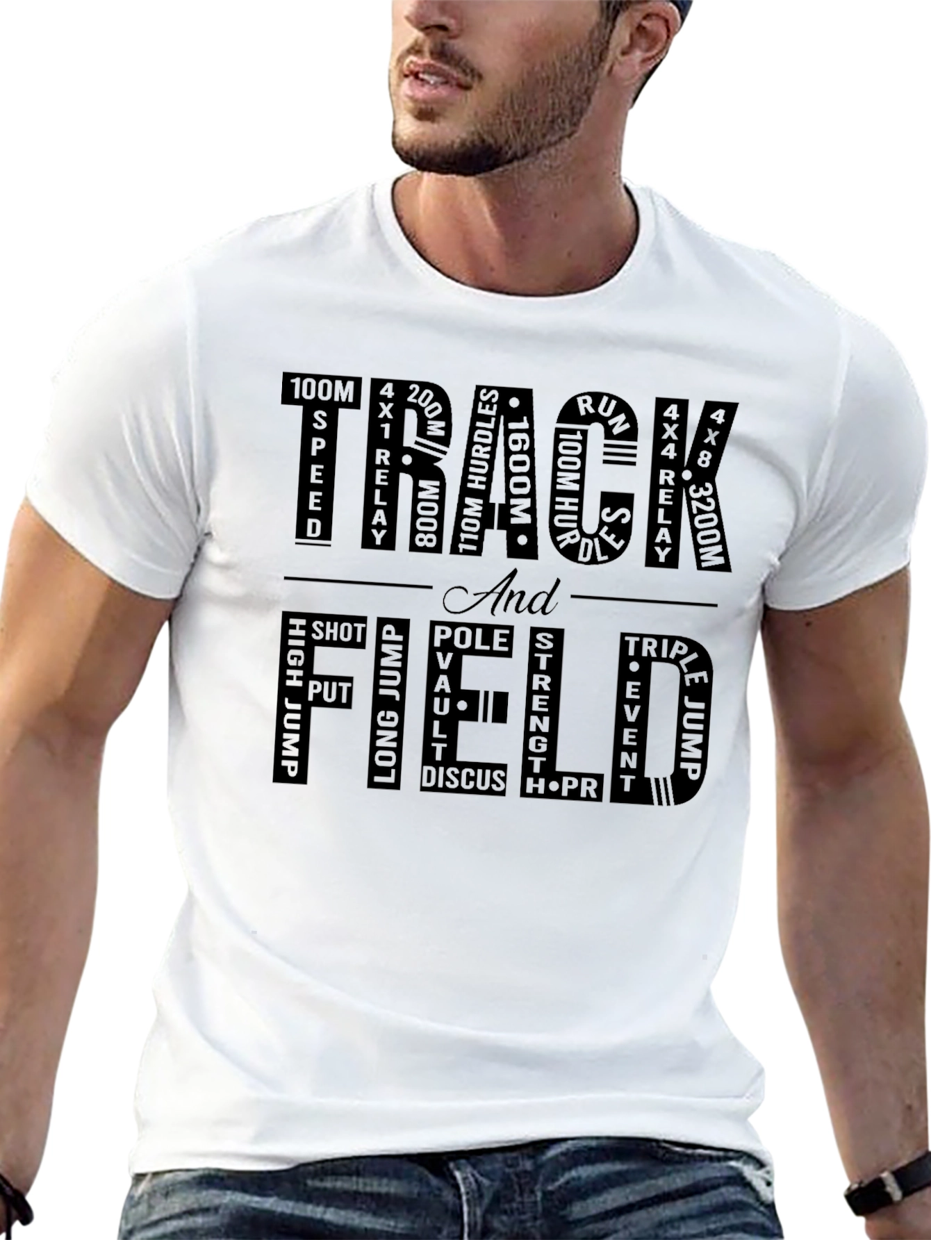Track and Field T-Shirt - Athletic Sports Tee