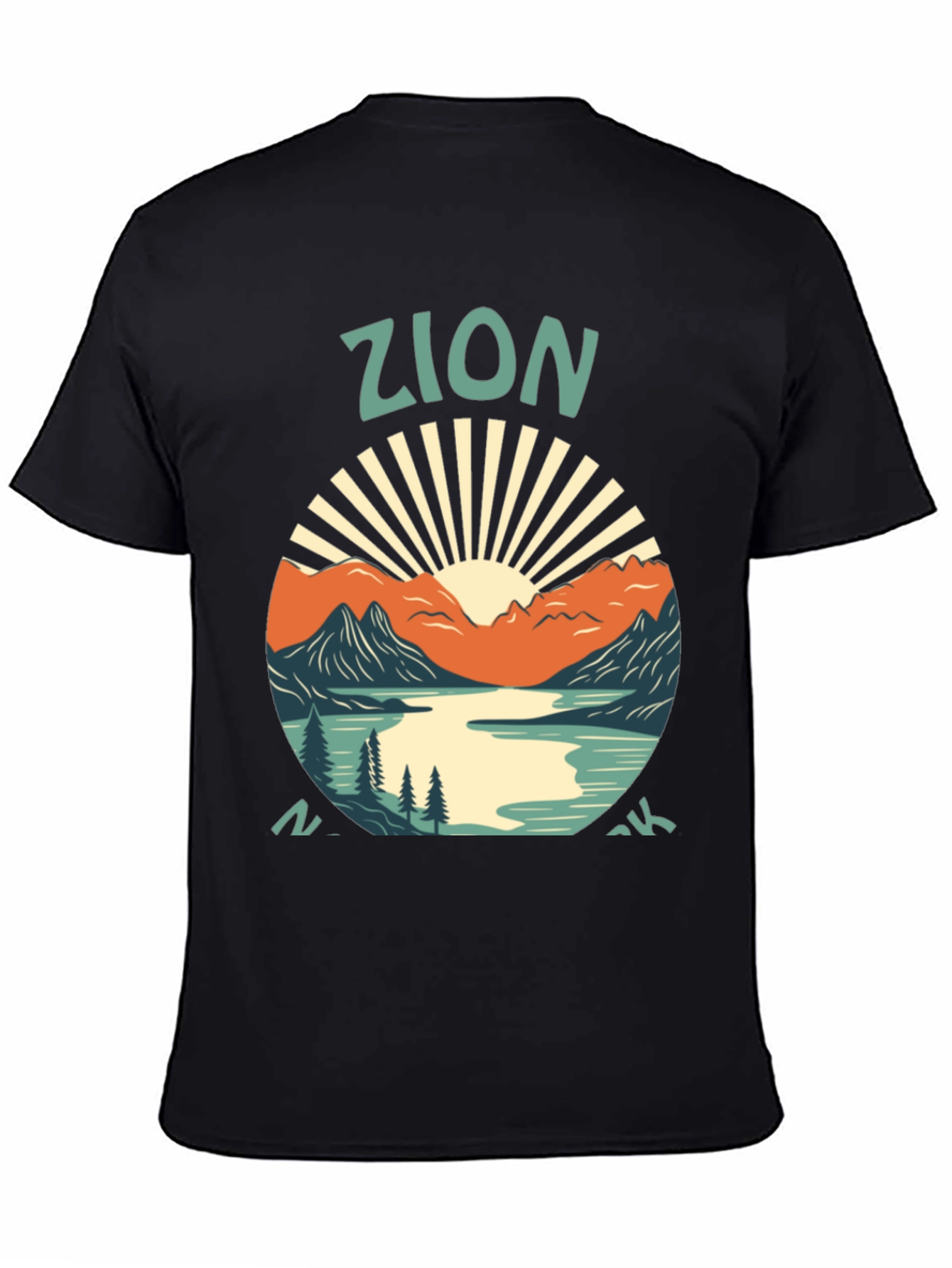 Zion National Park Graphic Tee - Black T-Shirt