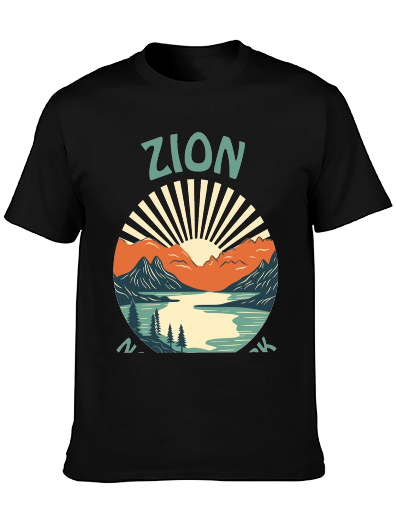Zion National Park Graphic Tee - Black T-Shirt