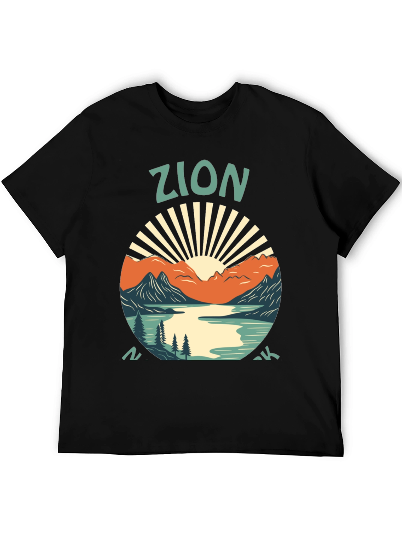 Zion National Park Graphic Tee - Black T-Shirt