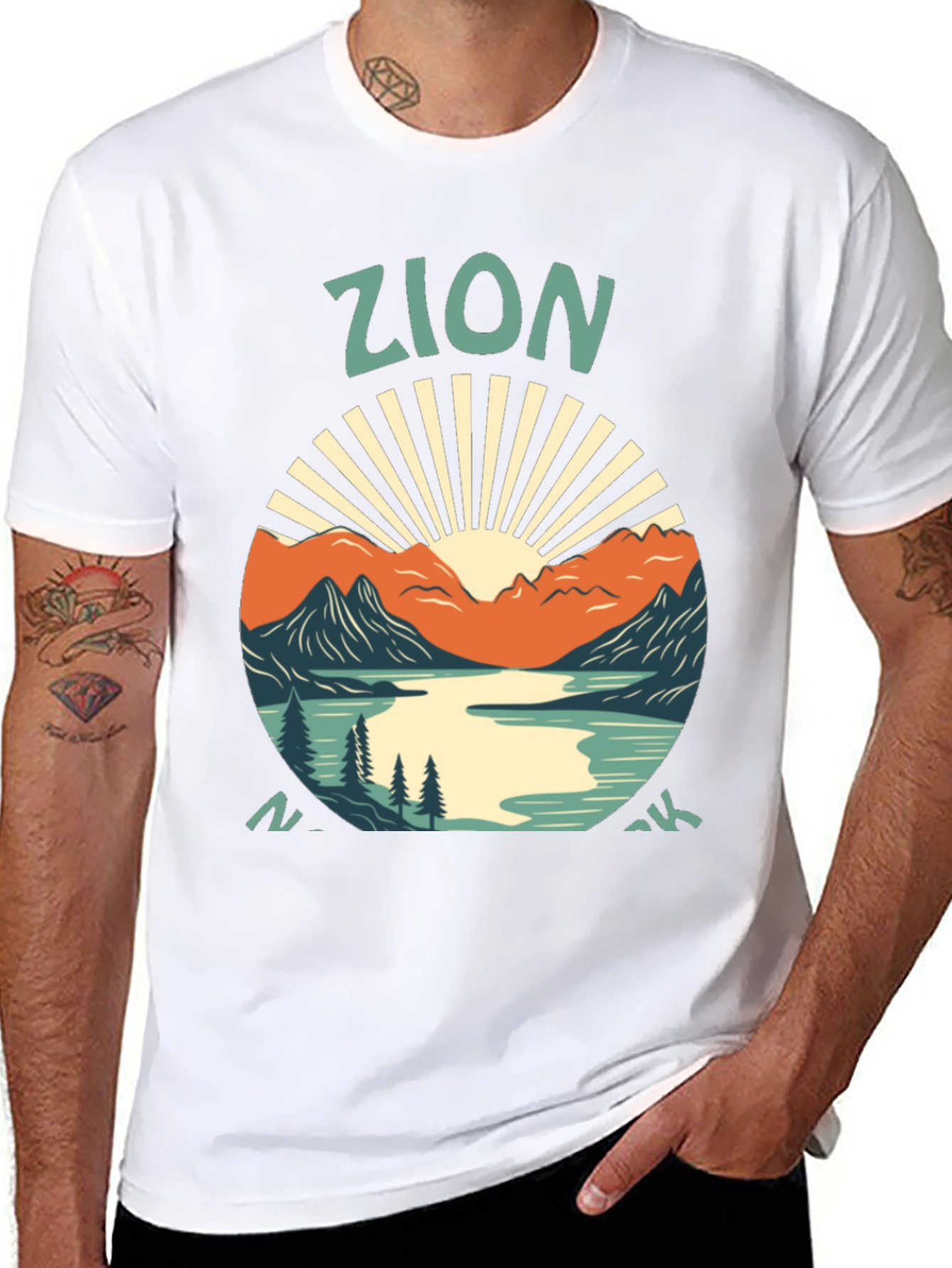 Zion National Park Graphic Tee - Black T-Shirt