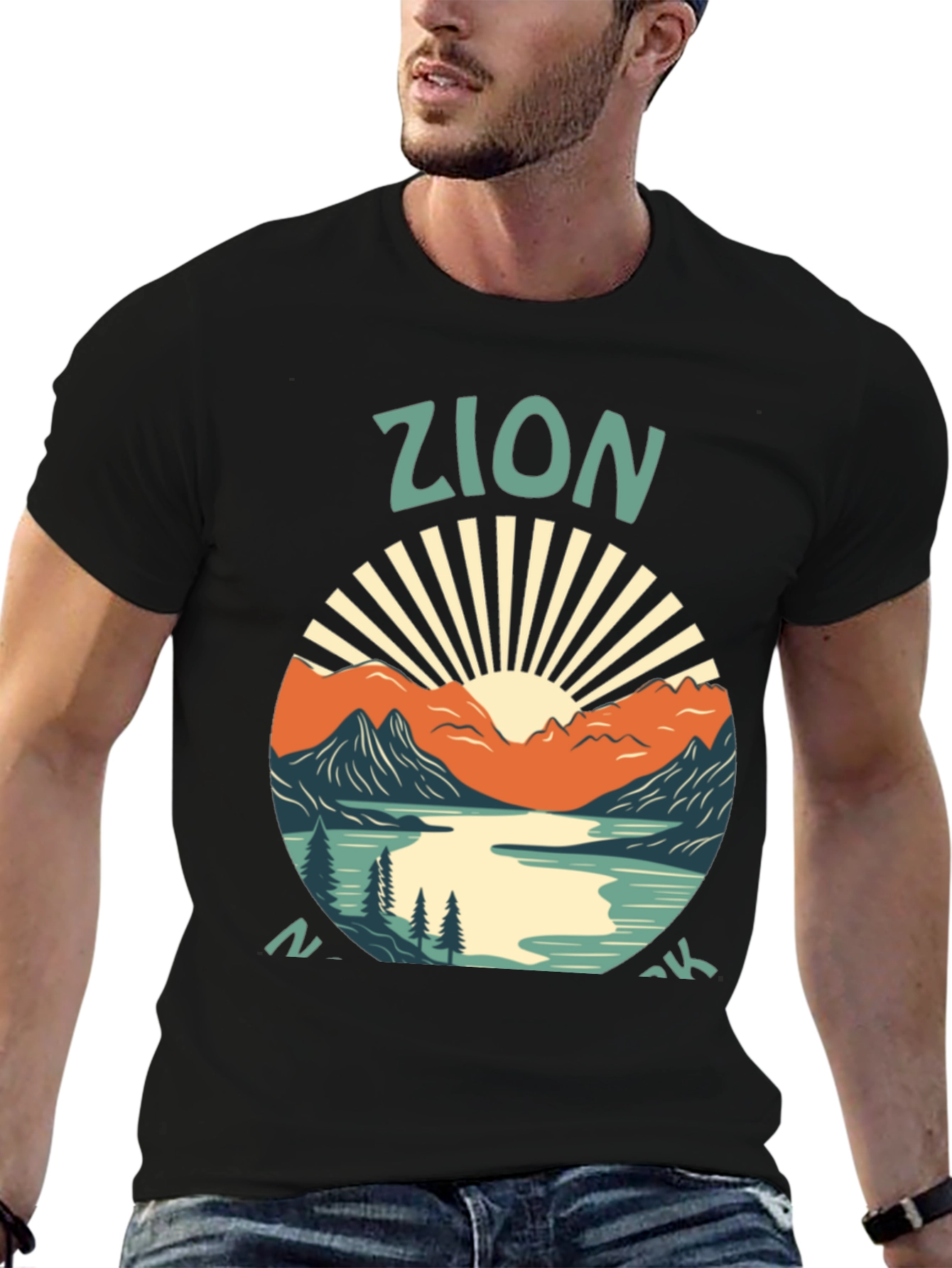 Zion National Park Graphic Tee - Black T-Shirt