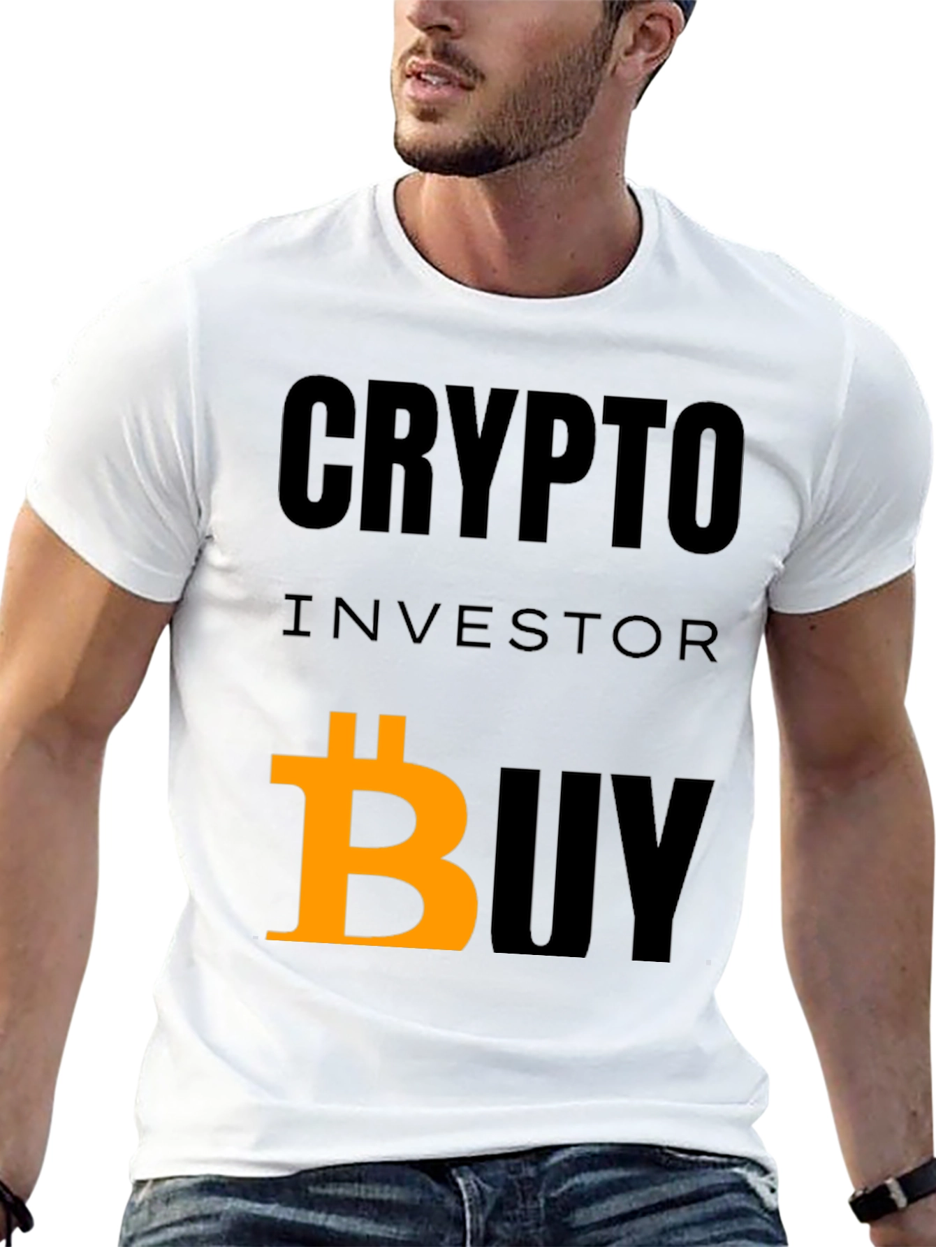 Crypto Investor Buy Bitcoin T-Shirt - Black
