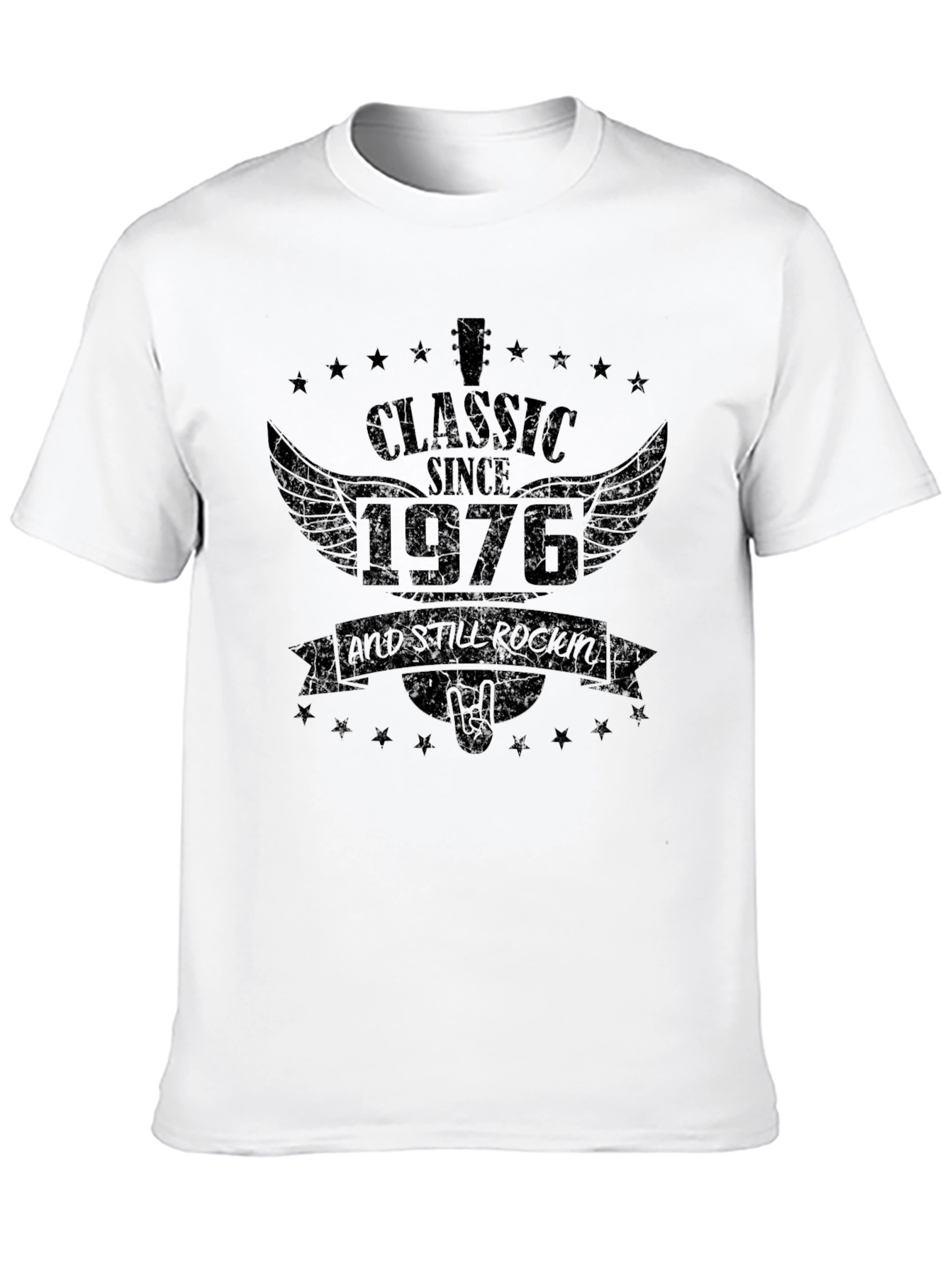 Classic Since 1976 Black Graphic Tee
