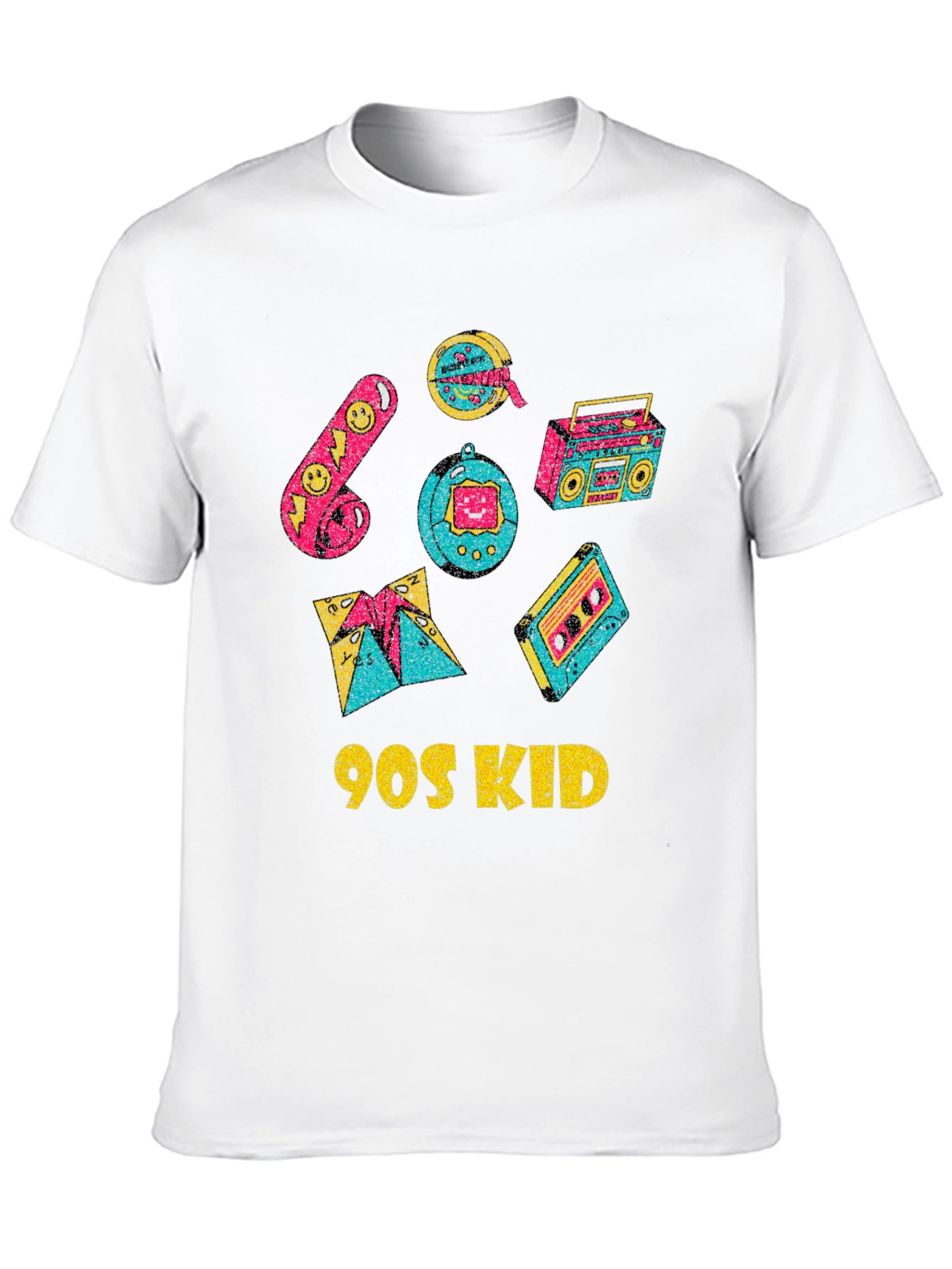90s Kid Graphic Tee - Nostalgic Retro Style