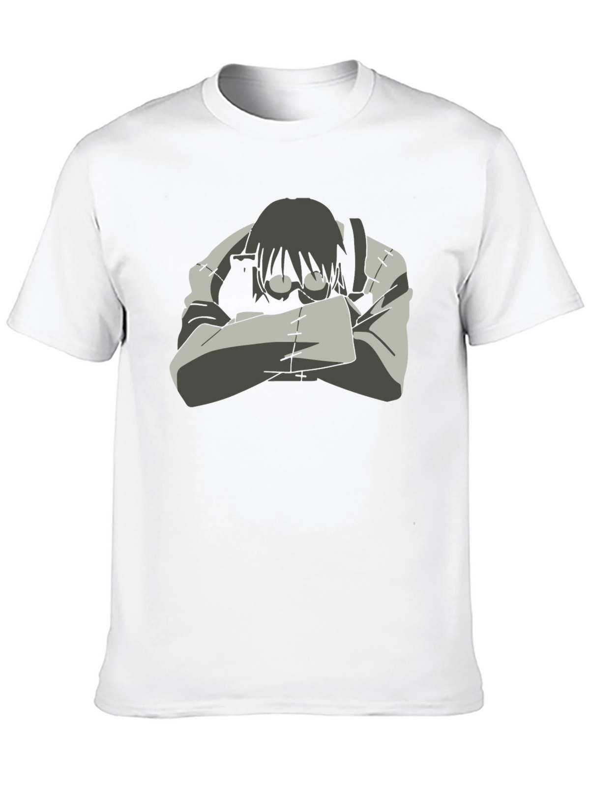 Soul Eater Stein Cosplay Black T-Shirt