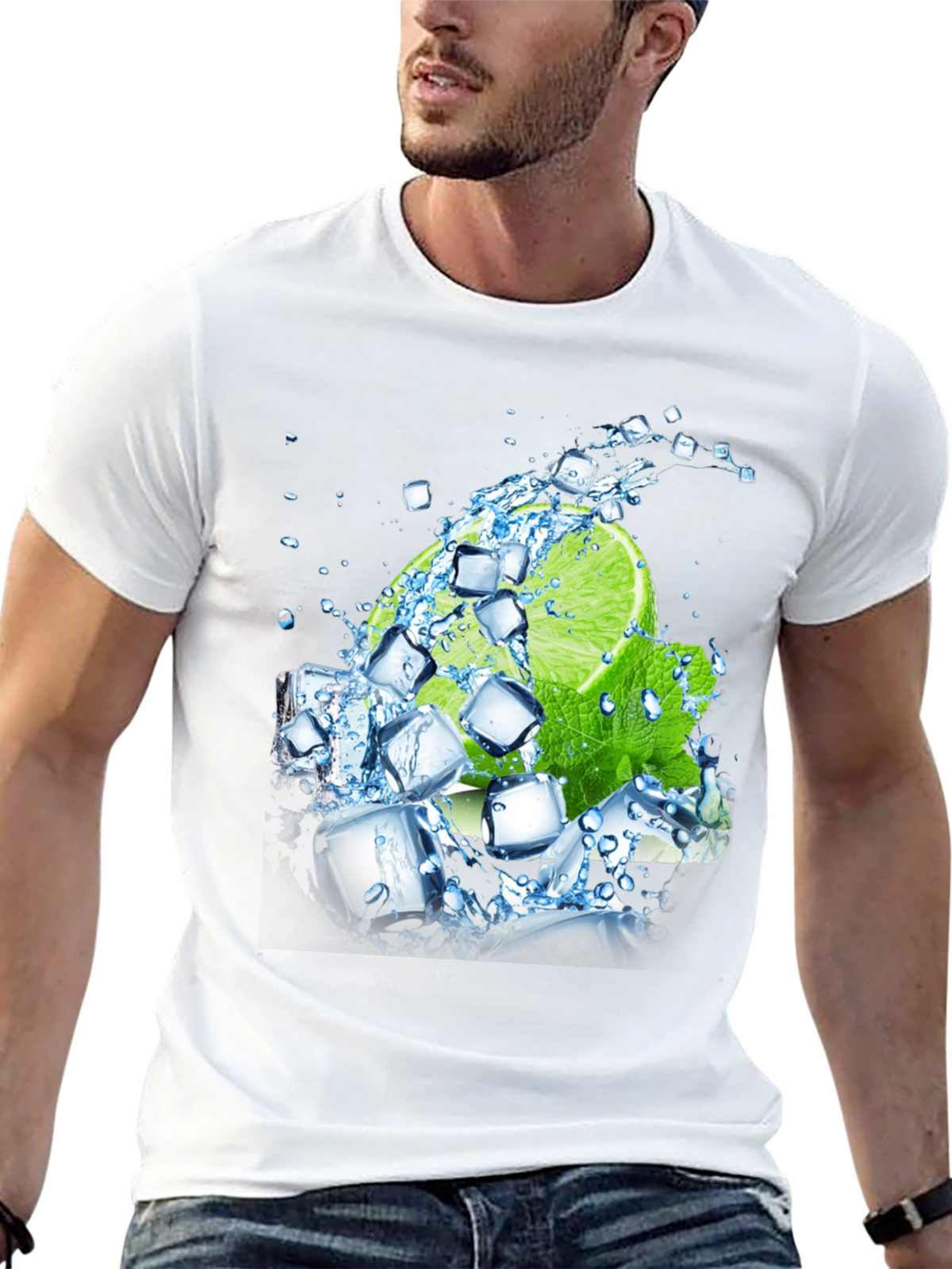 Lime Ice Refreshing Graphic Tee
