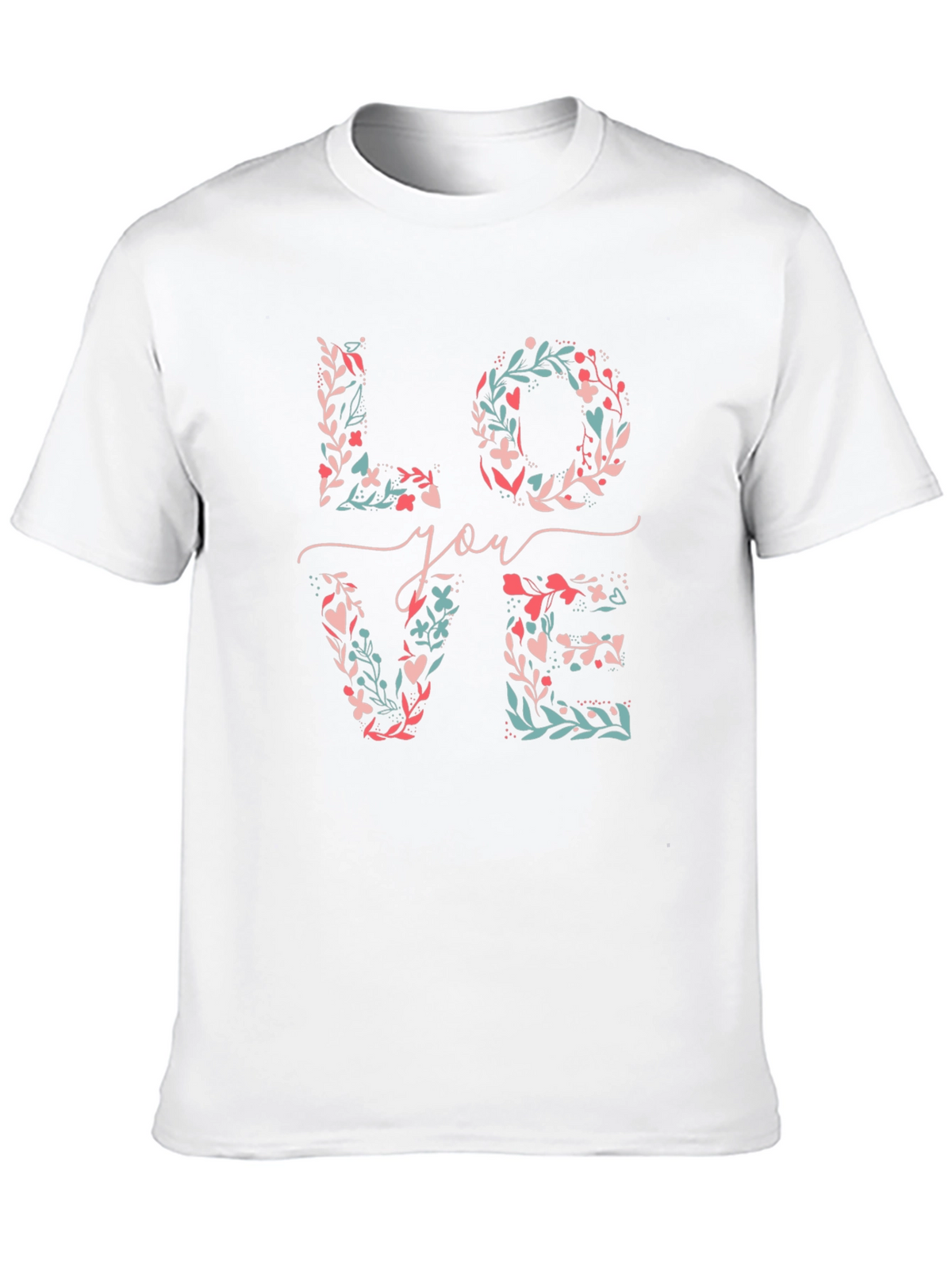Floral LOVE You T-Shirt - Stylish & Unique