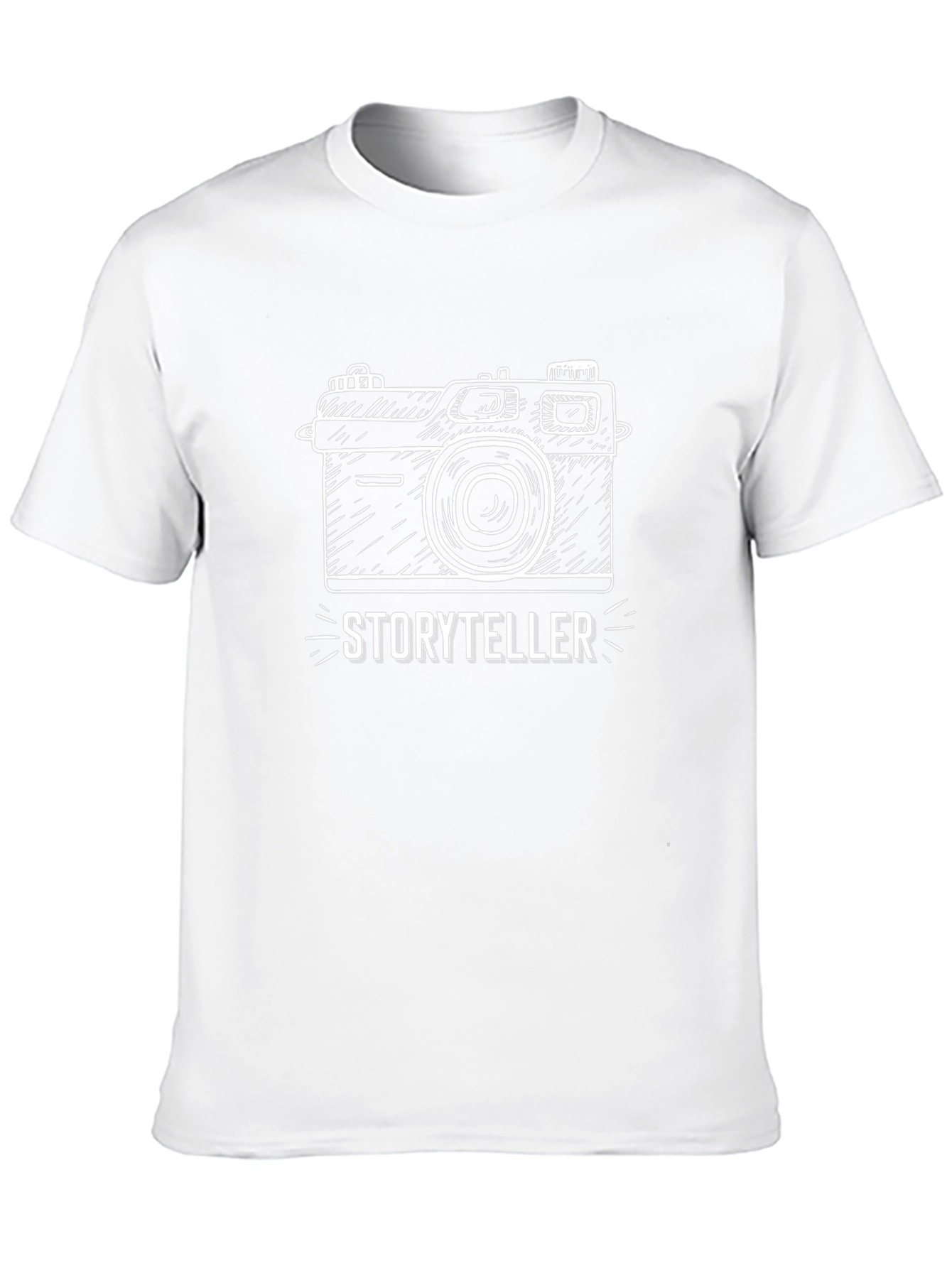 Storyteller Camera Graphic T-Shirt - Black