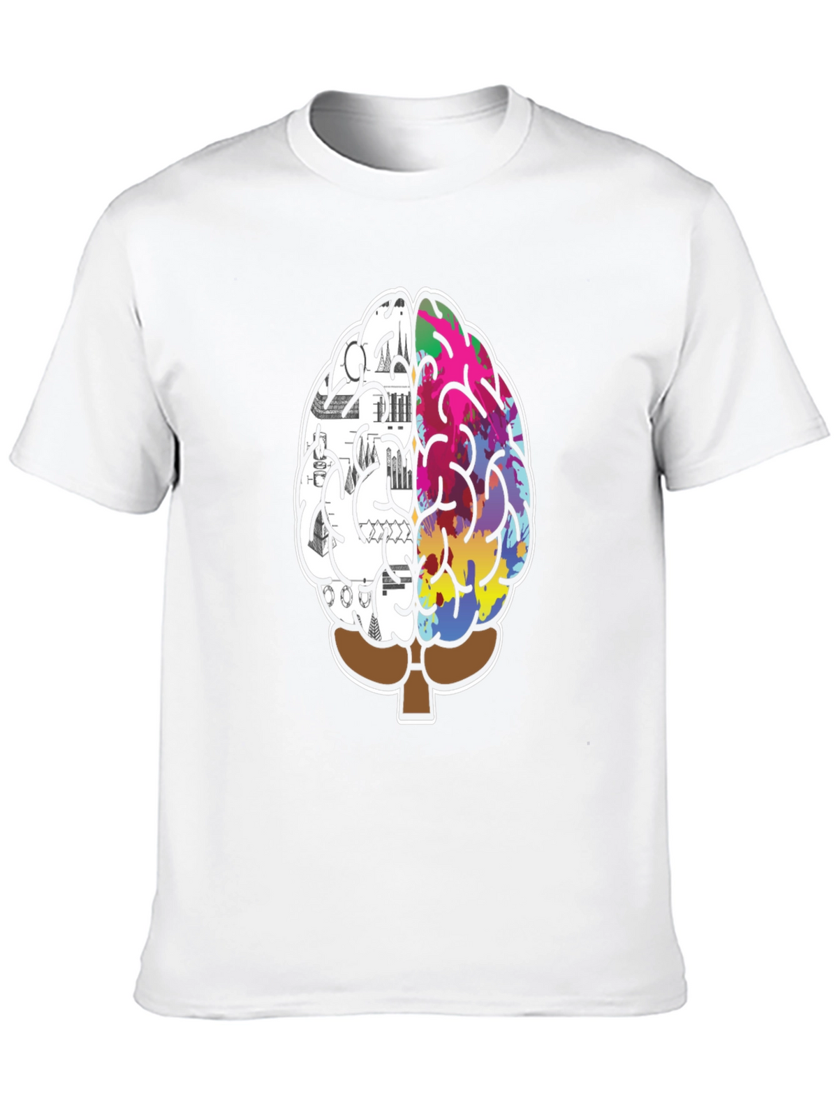 Creative Mind T-Shirt - Left Brain Right Brain Tee