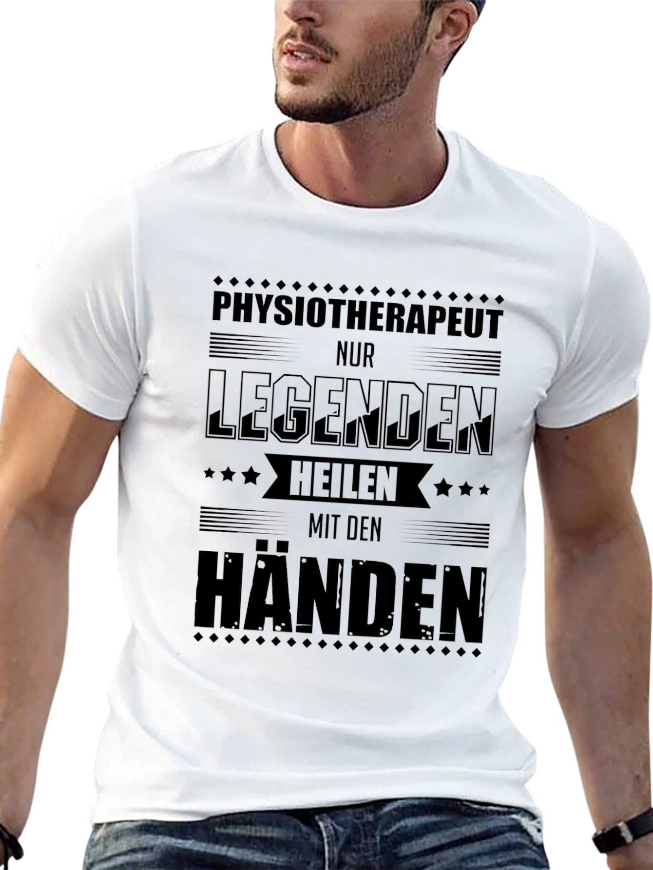 Physiotherapist Legends Black T-Shirt