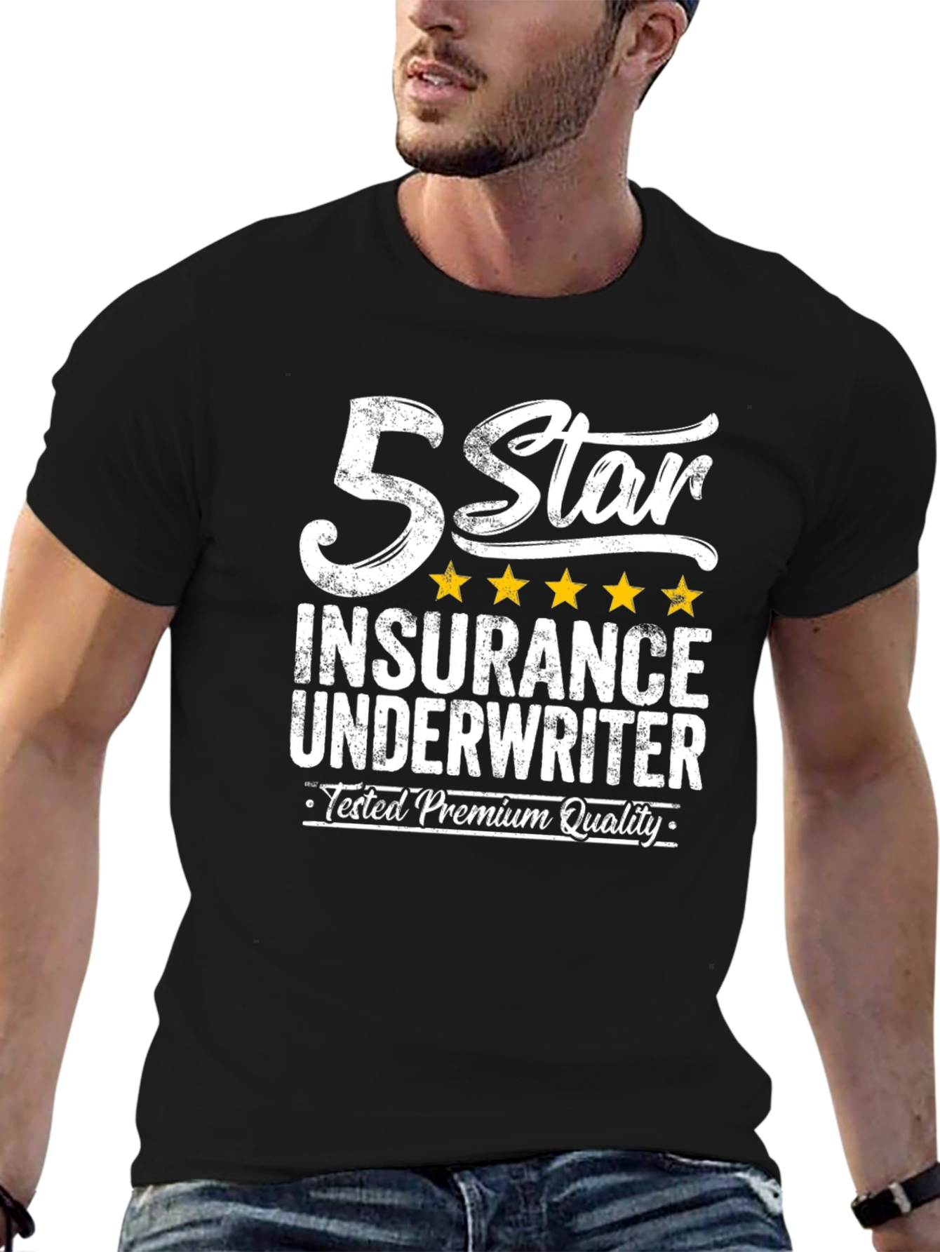 5 Star Insurance Underwriter Premium T-Shirt
