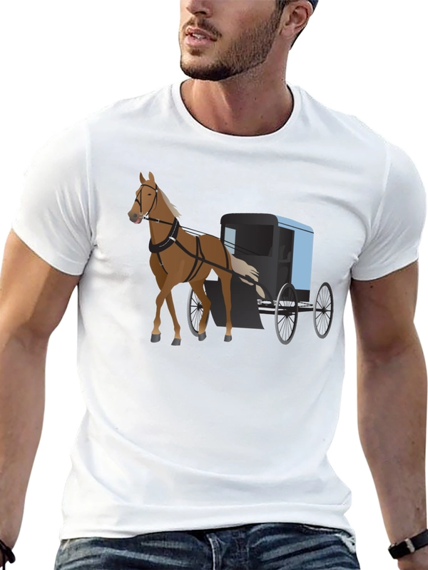 Horse Drawn Carriage T-Shirt