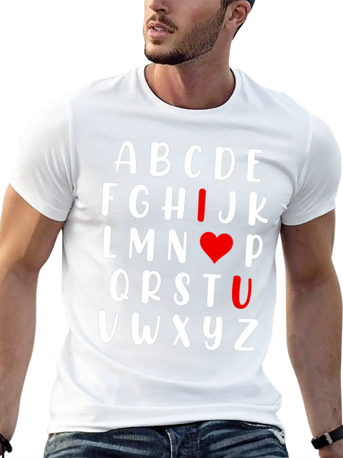 I Heart U Alphabet T-Shirt