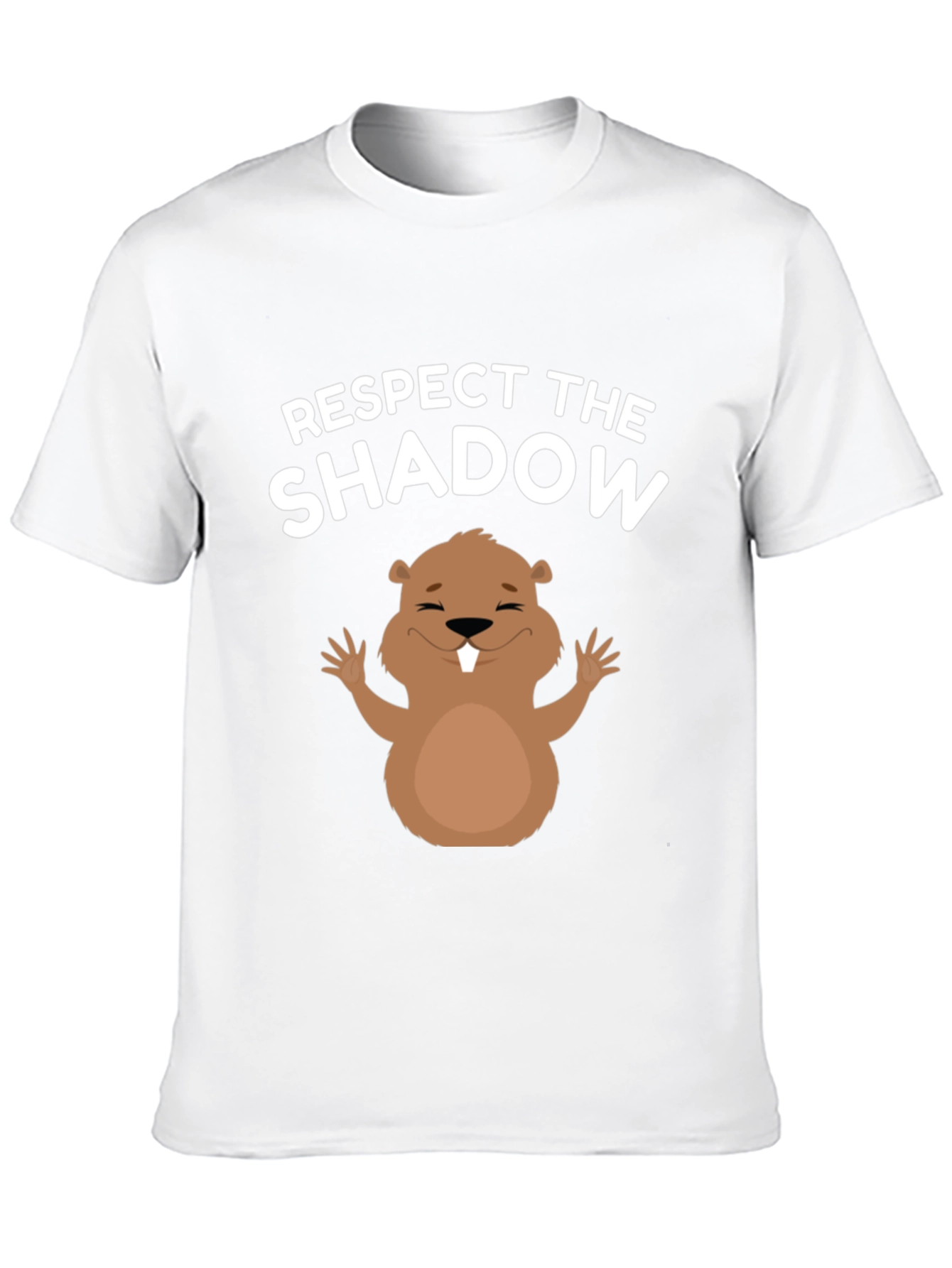 Respect the Shadow T-Shirt Groundhog Day Tee