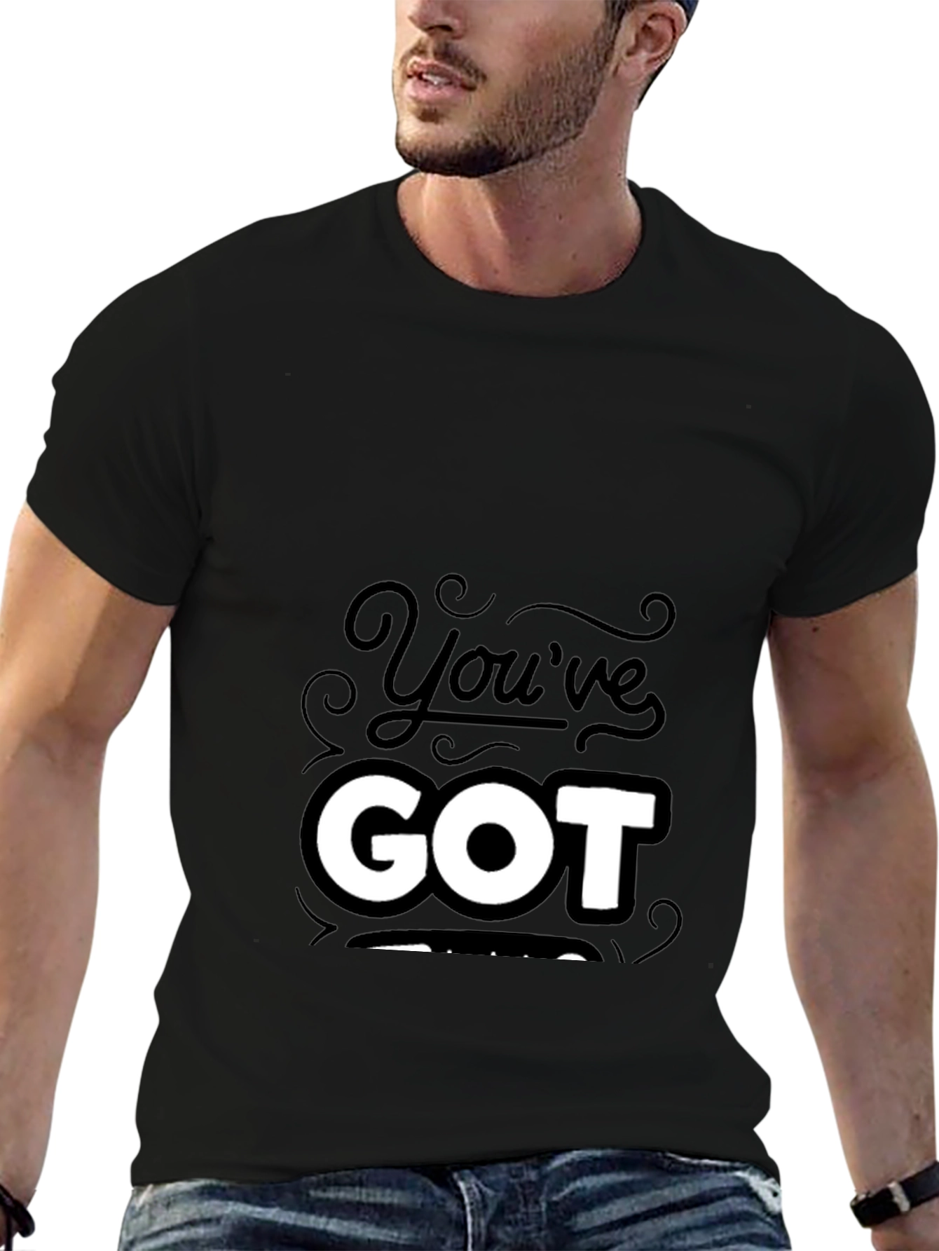 Youve Got This Black Graphic Tee